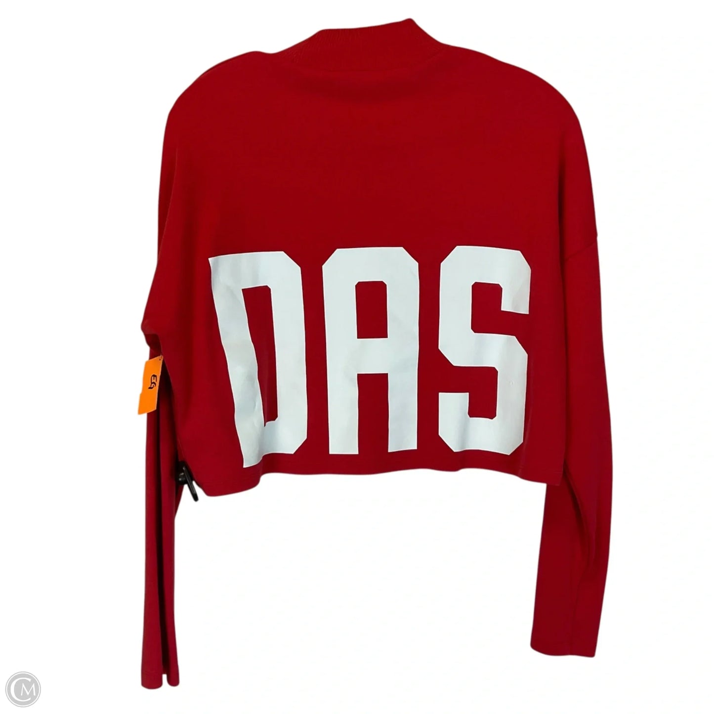 Top Long Sleeve Basic By Adidas In Red, Size: Xs