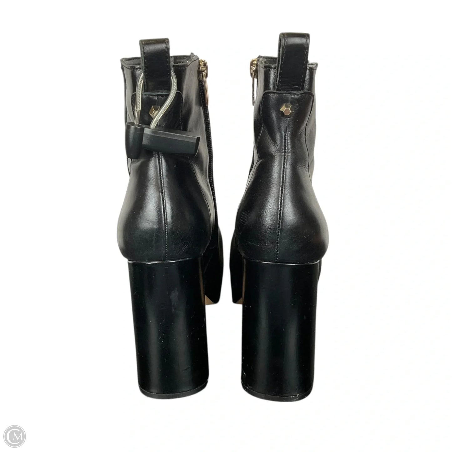 Boots Ankle Heels By Vince Camuto In Black, Size: 8.5