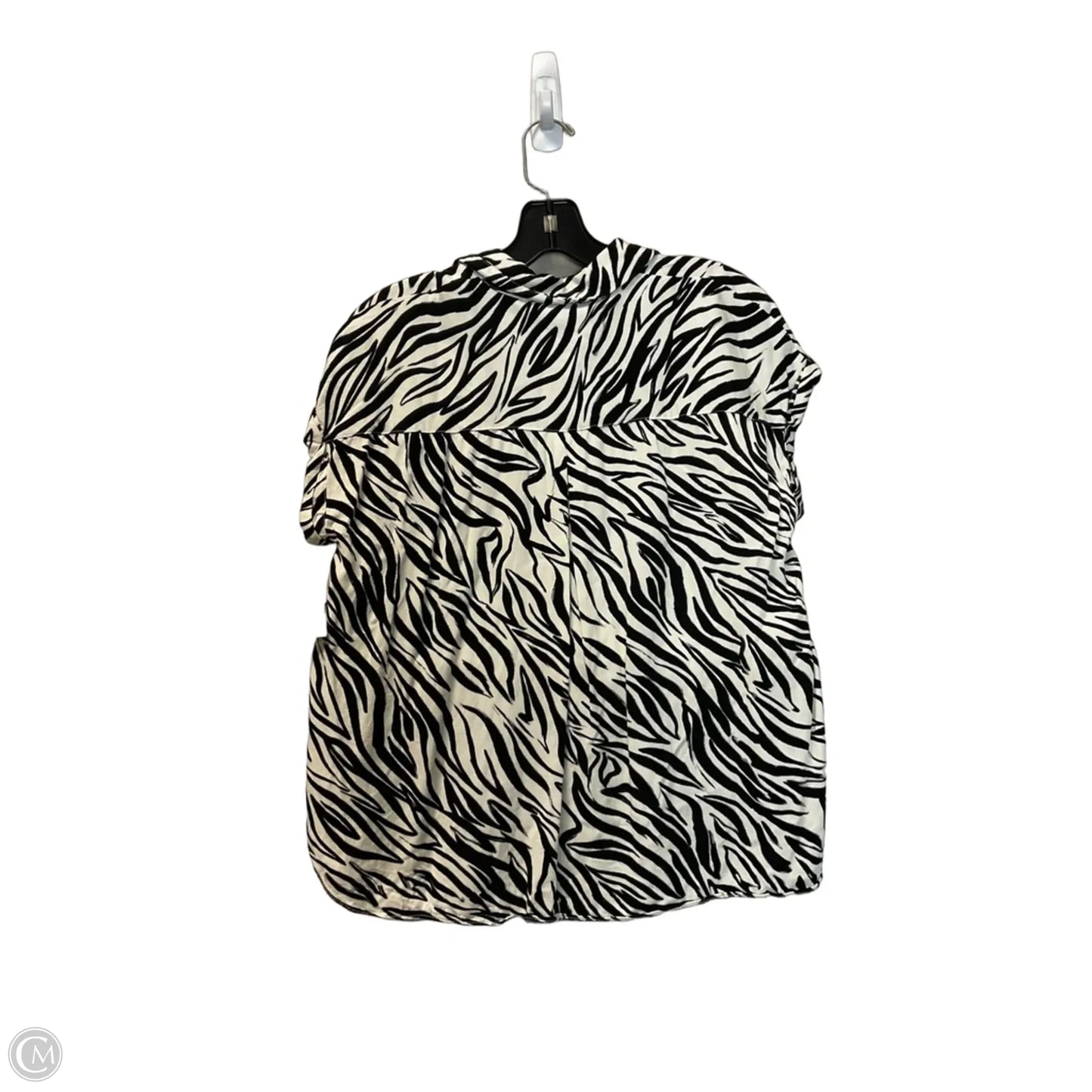 Top Short Sleeve Basic By Rose And Olive In Striped Pattern, Size: M
