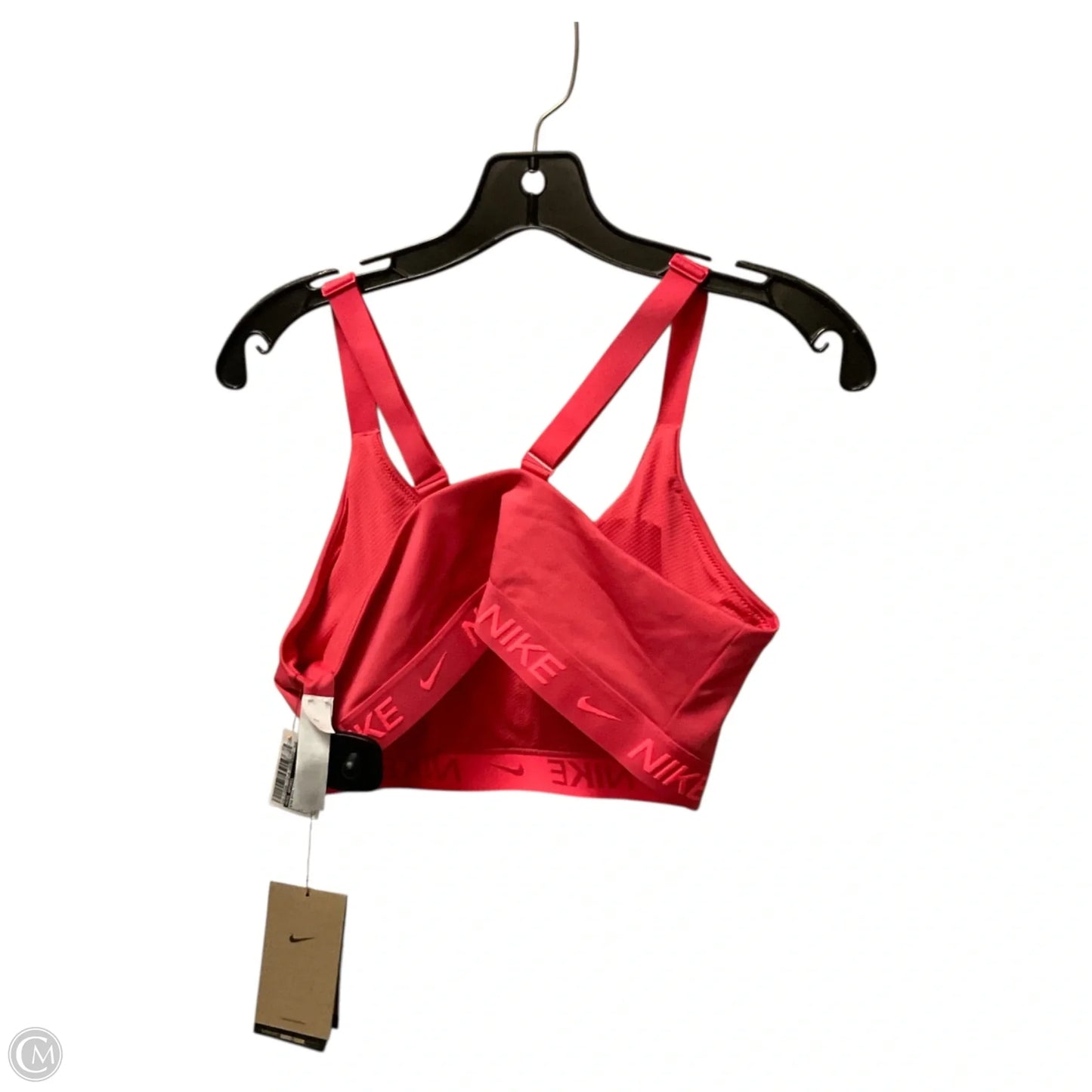 Athletic Bra By Nike Apparel In Pink, Size: L