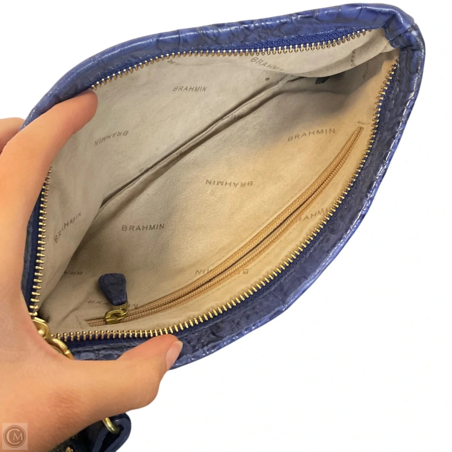 Wristlet Designer By Brahmin, Size: Large