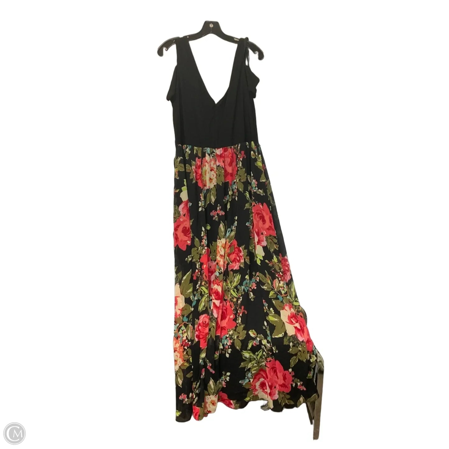 Dress Casual Maxi By Sl Fashions In Black, Size: 14
