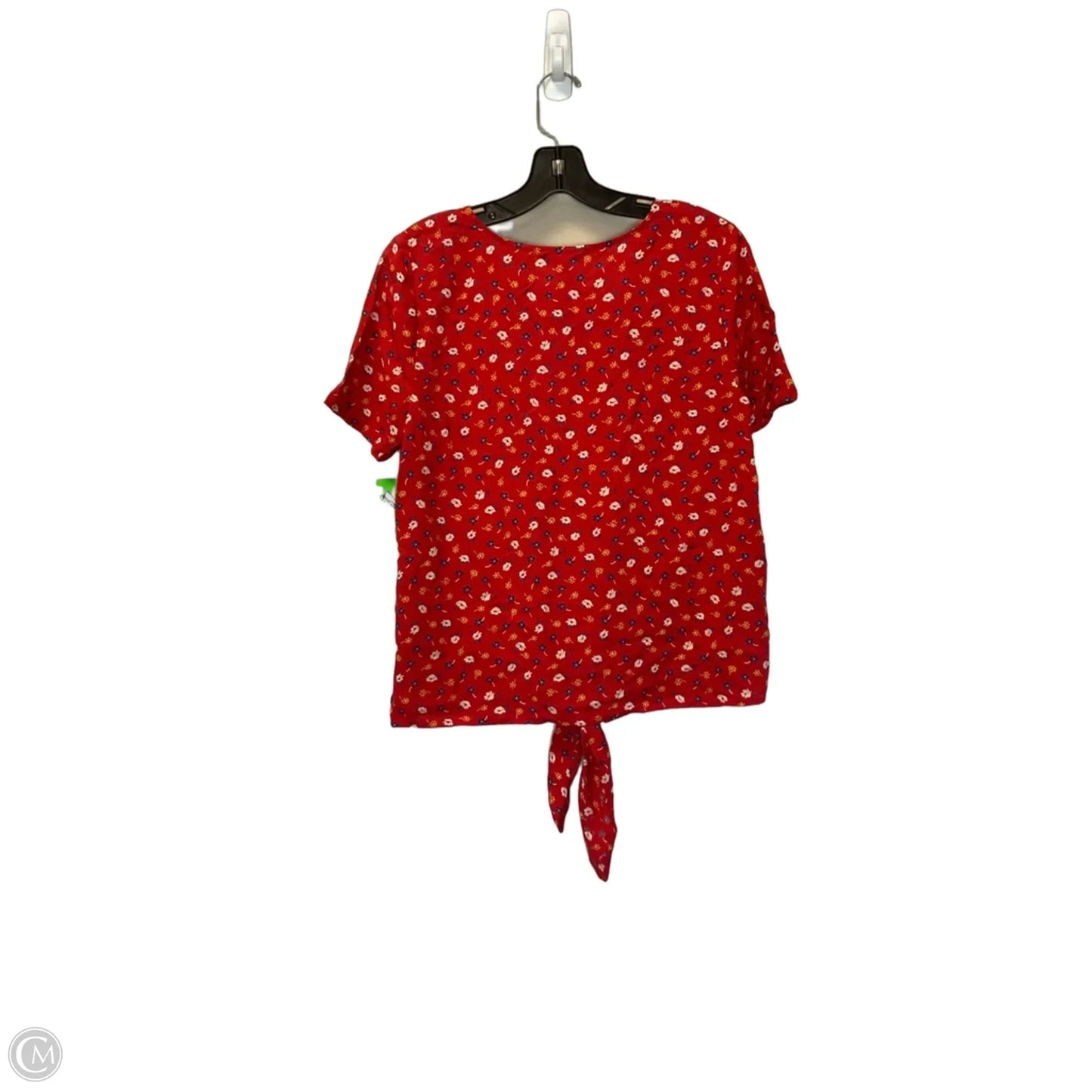 Top Short Sleeve By Madewell In Red, Size: Xs