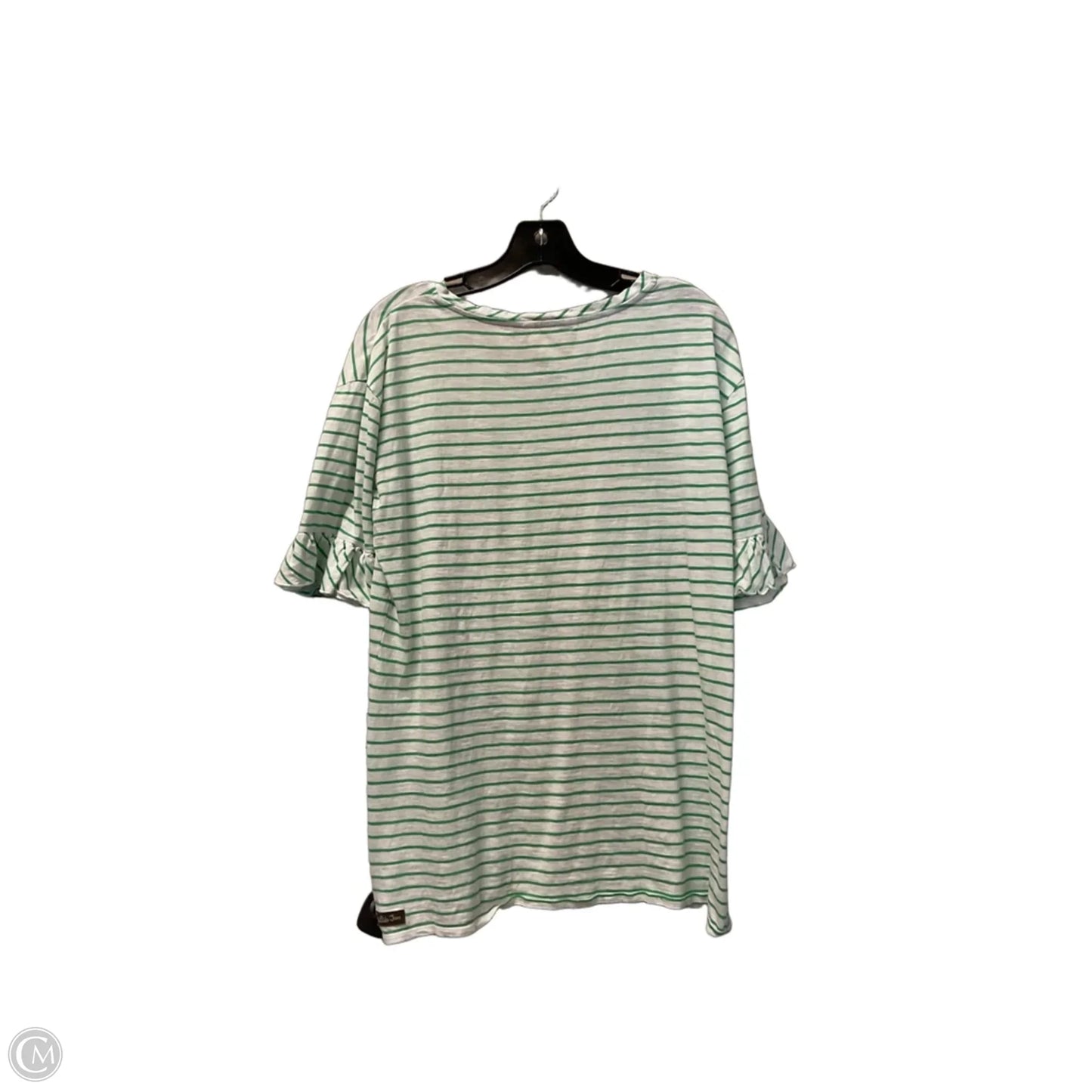 Top Short Sleeve By Matilda Jane In Striped Pattern, Size: L