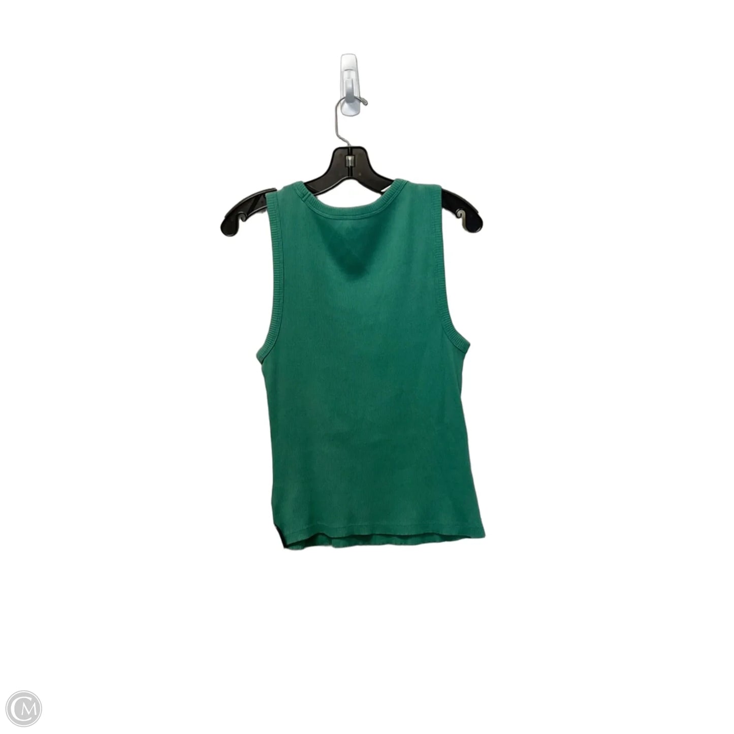 Top Sleeveless Basic By Gap In Green, Size: L