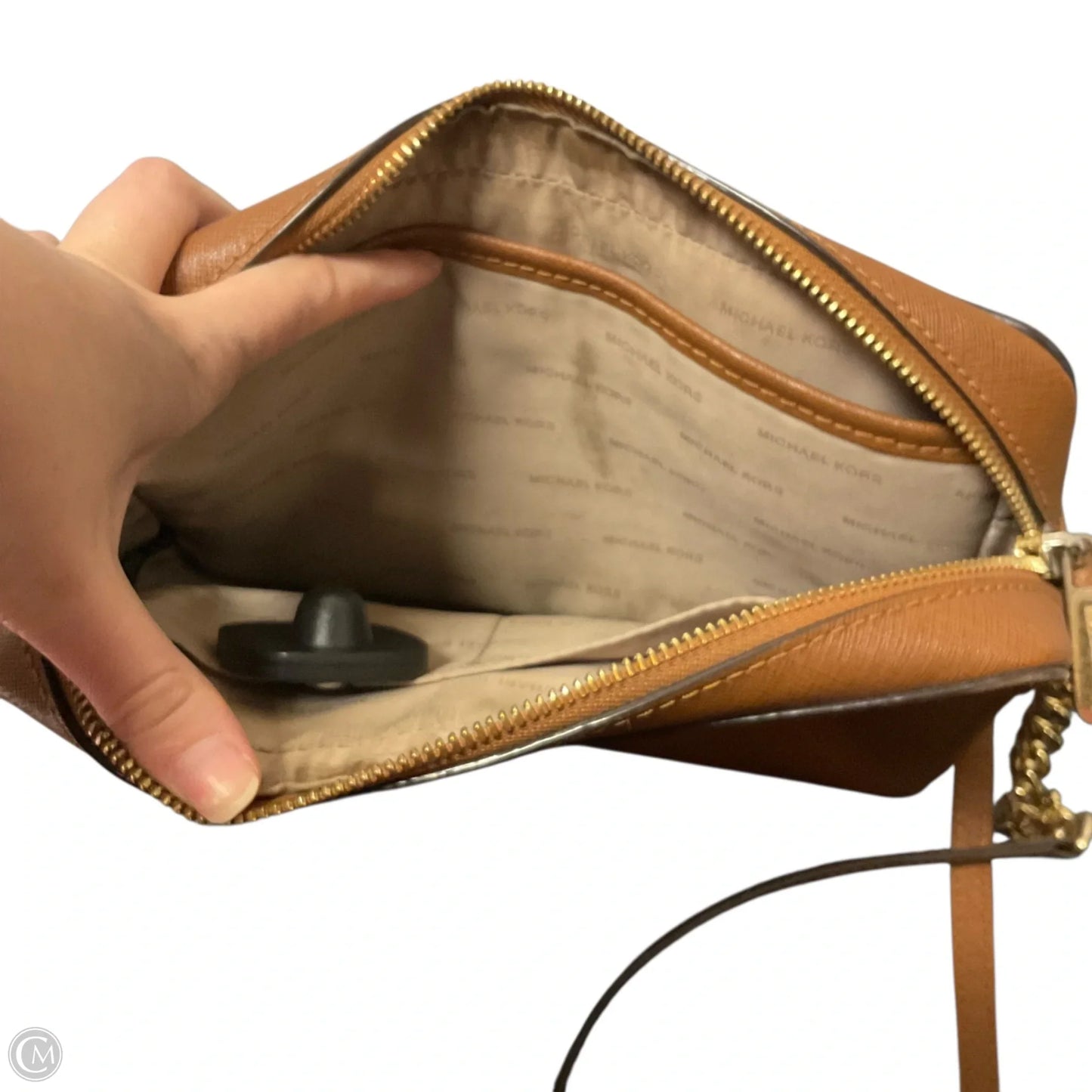 Crossbody Designer By Michael Kors, Size: Medium