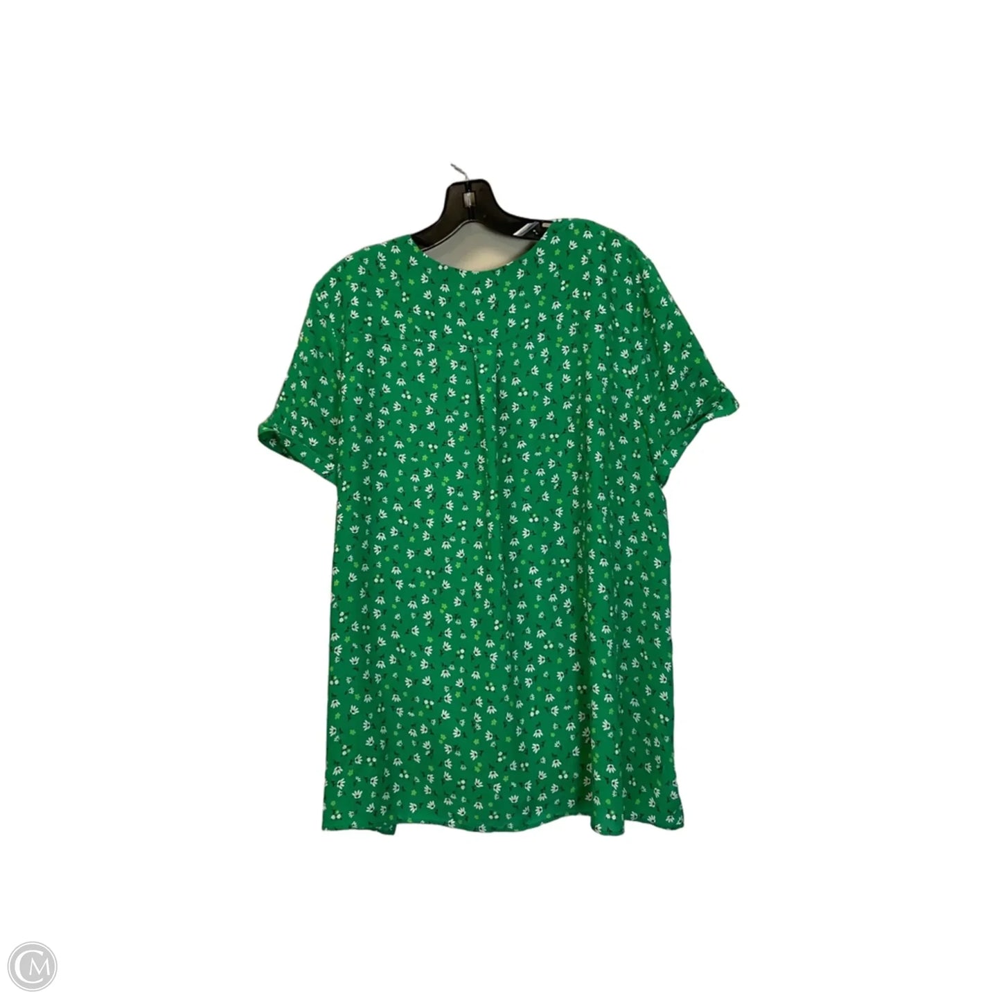 Top Short Sleeve By C Est. 1946 In Green, Size: Xl