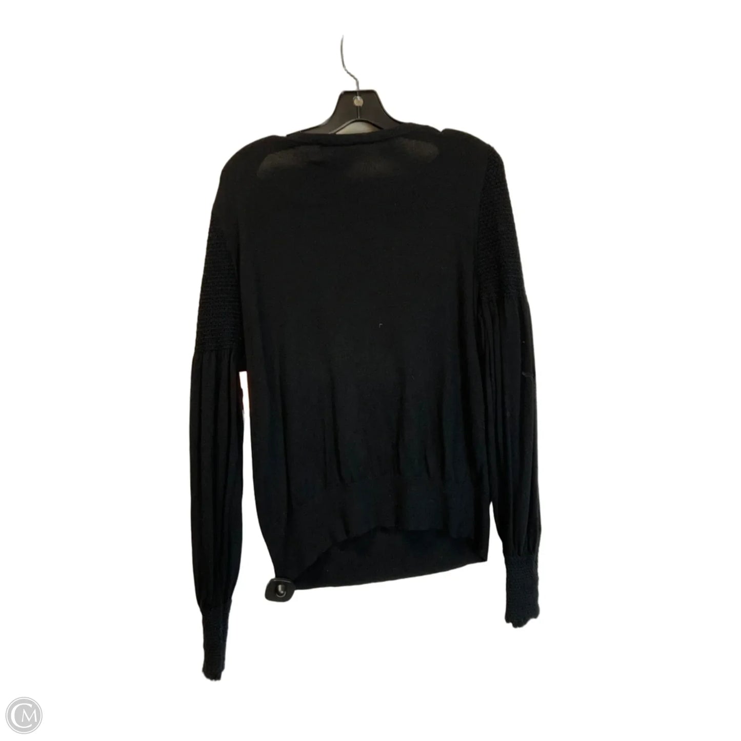 Top Long Sleeve By Ann Taylor In Black, Size: L