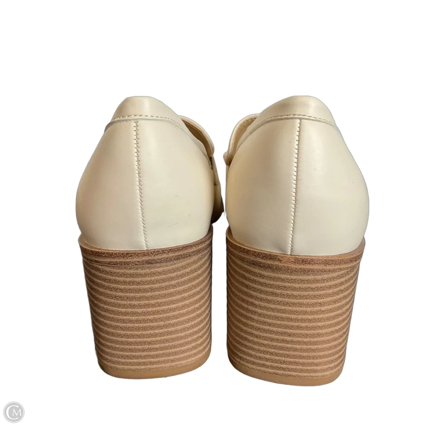 Shoes Heels Block By Nine West In Cream, Size: 9