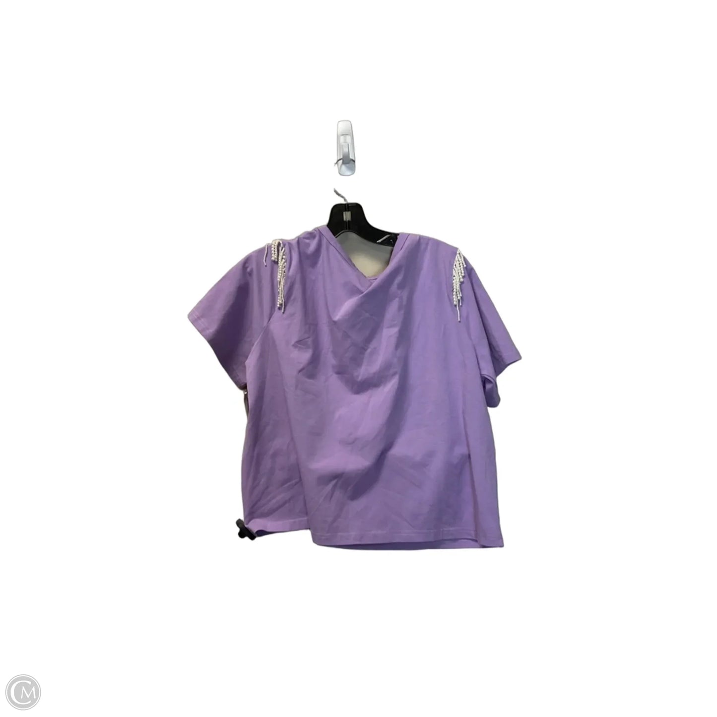 Top Short Sleeve Basic By Blue B In Purple, Size: S