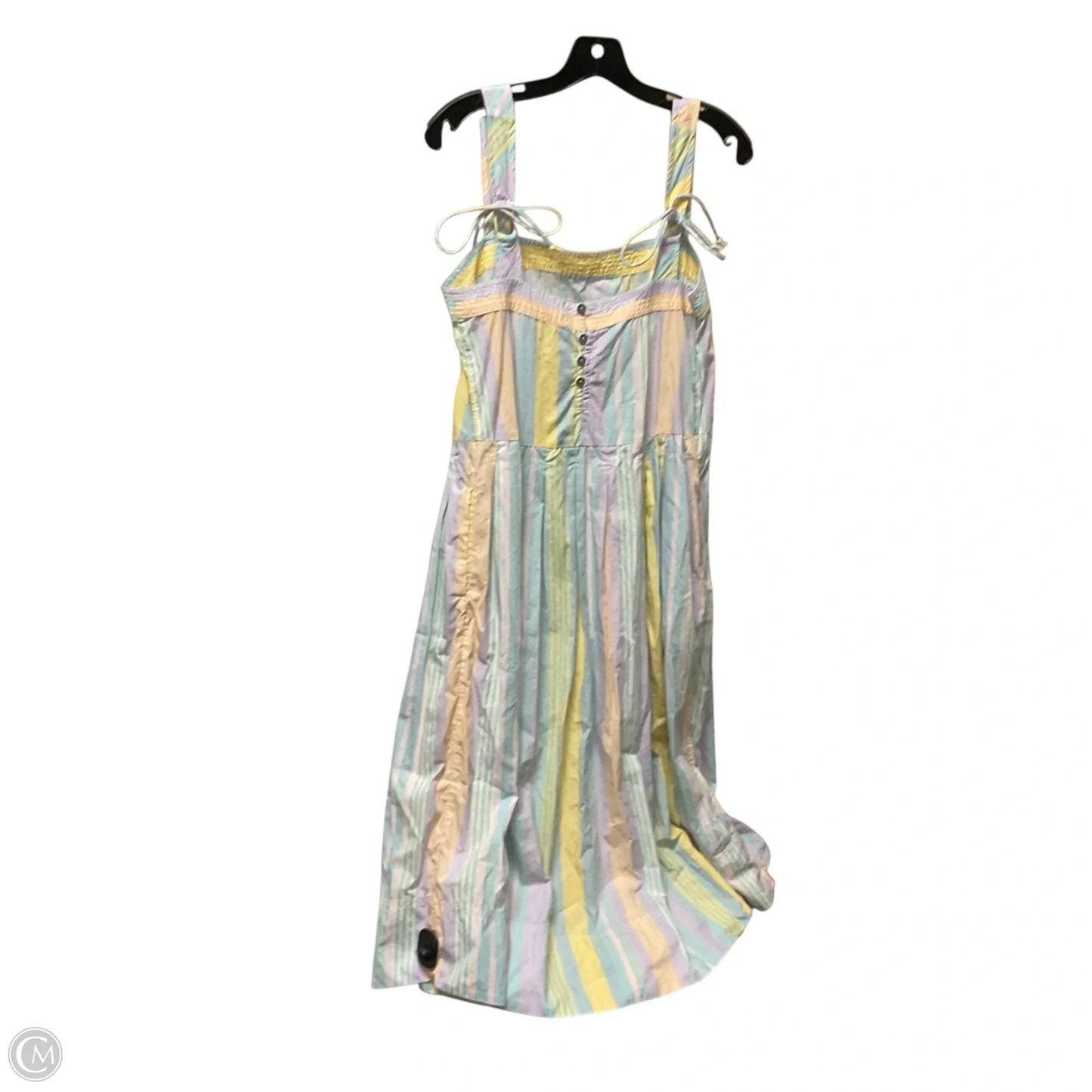 Dress Casual Midi By Free People In Blue & Purple, Size: S