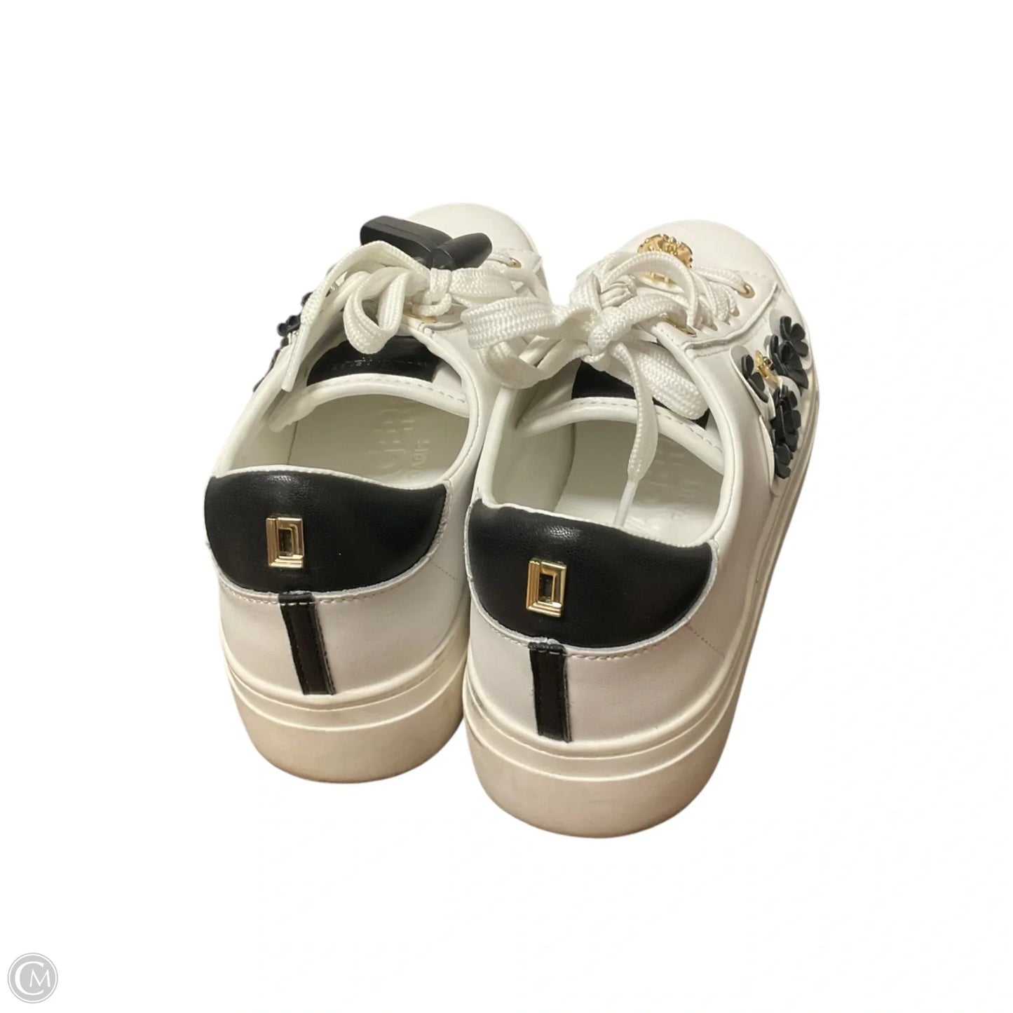 Shoes Designer By Karl Lagerfeld In White, Size: 8.5