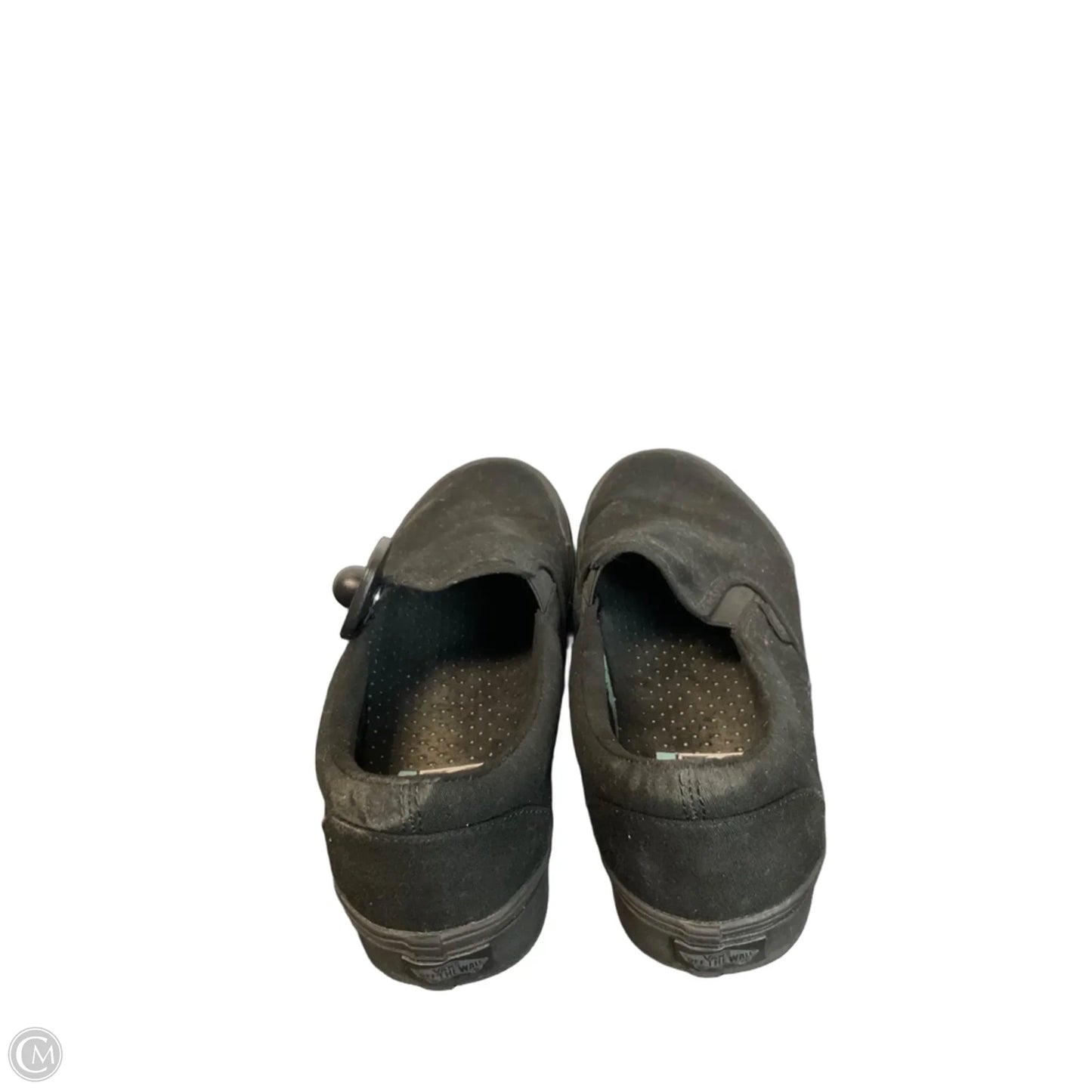 Shoes Flats By Vans In Black, Size: 11