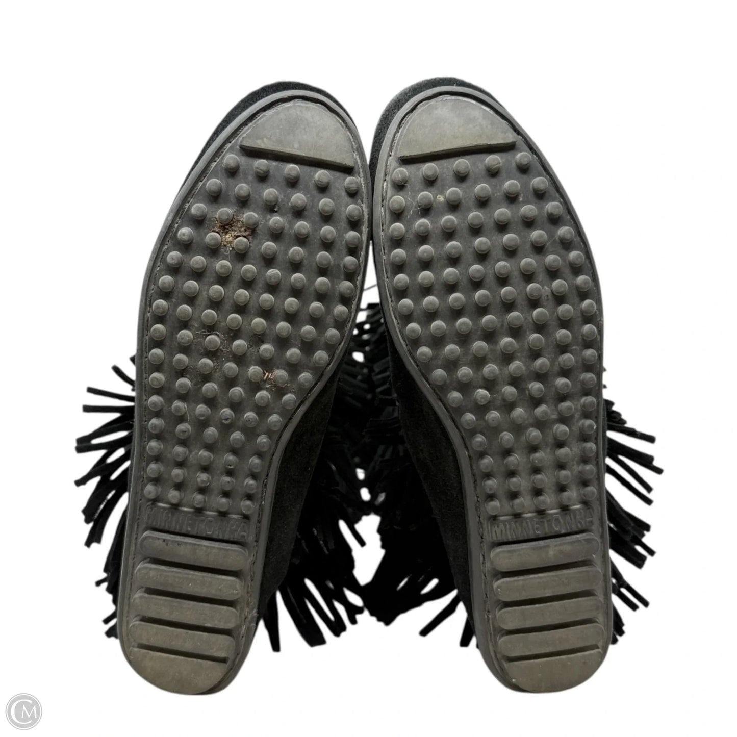 5-Layer Fringe Boots By Minnetonka In Black, Size: 7