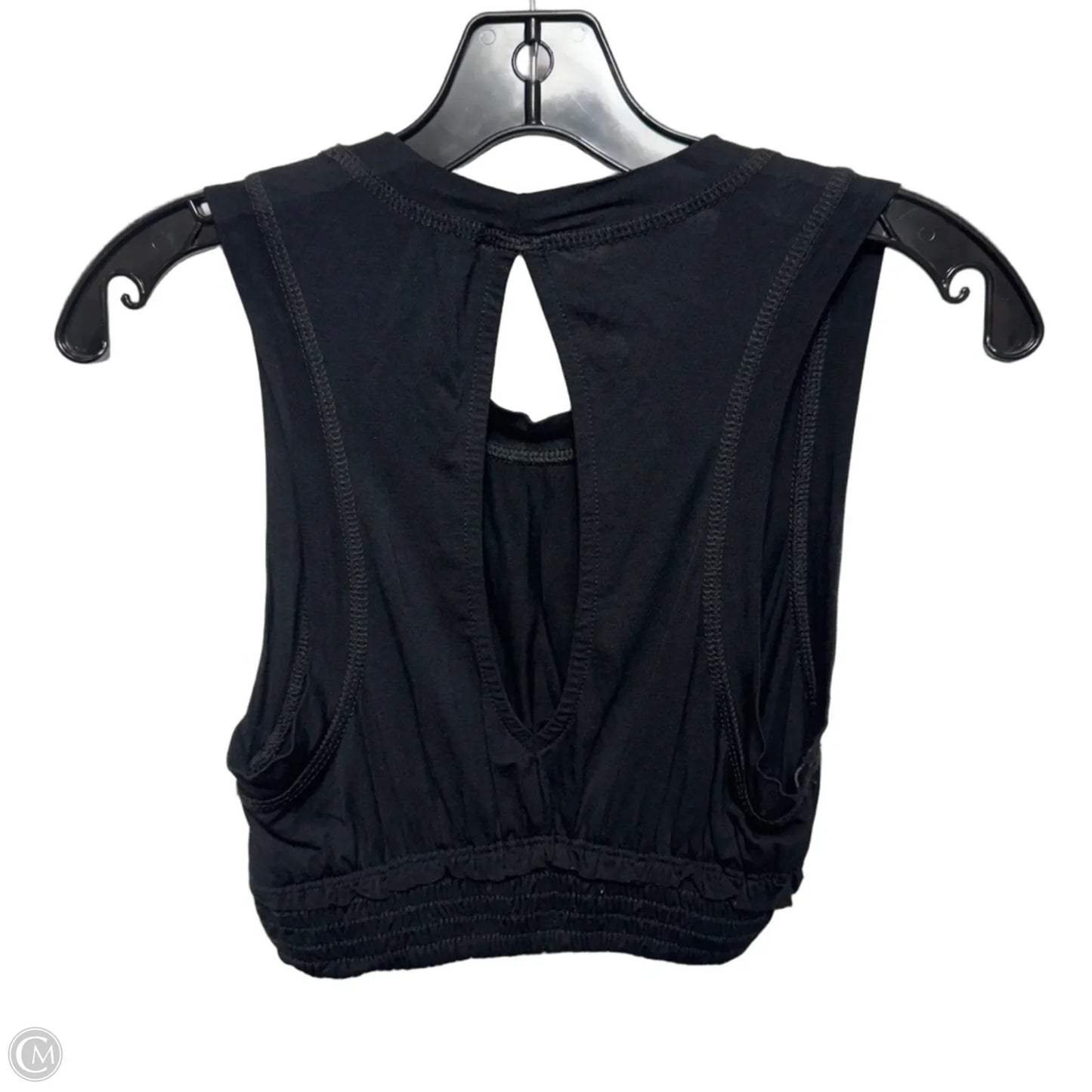 Open Back Athletic Bra By Free People In Black, Size: Xs