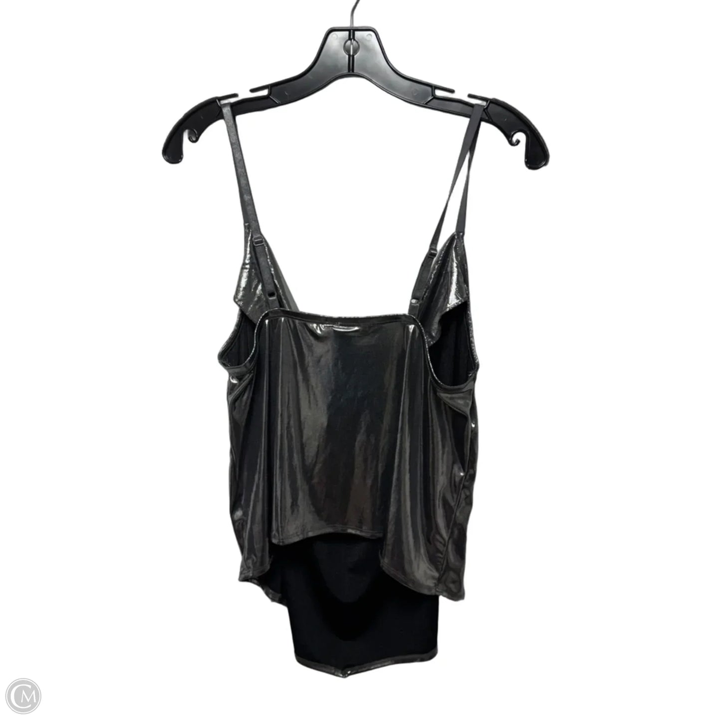 Liquid Shine Cowl Cami Top Sleeveless By Torrid In Silver, Size: L