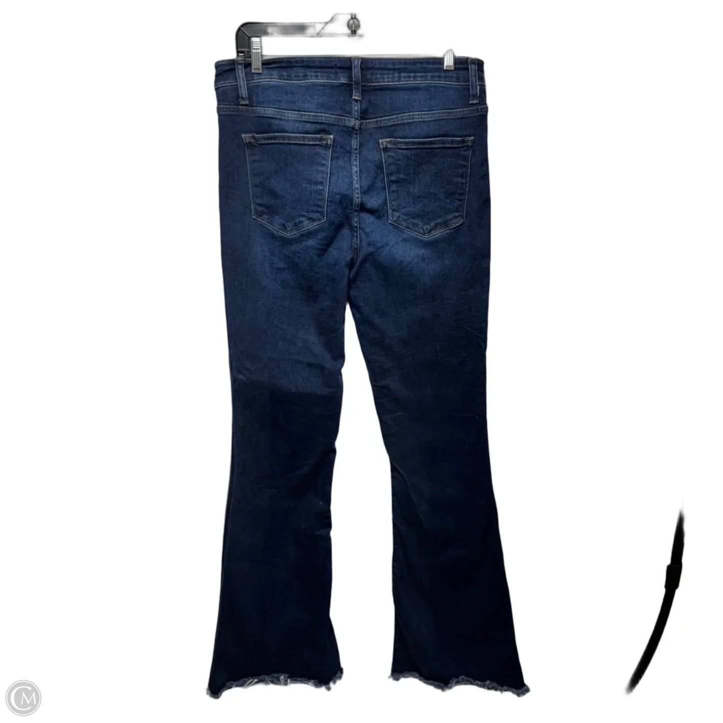 Mid Rise Flare Jeans By Flying Monkey In Blue Denim, Size: 12/31