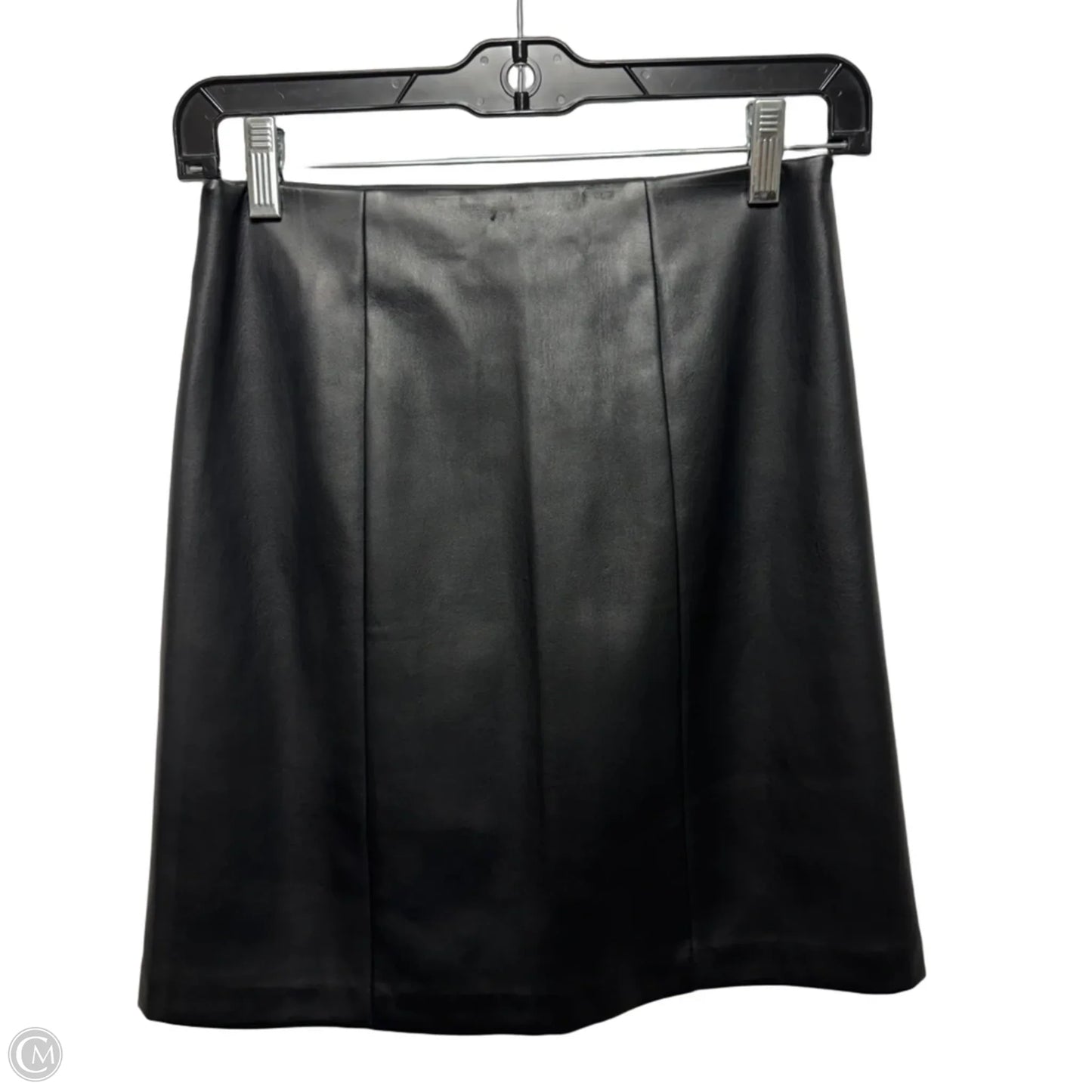 Faux Leather Skirt Mini & Short By Loft In Black, Size: 0