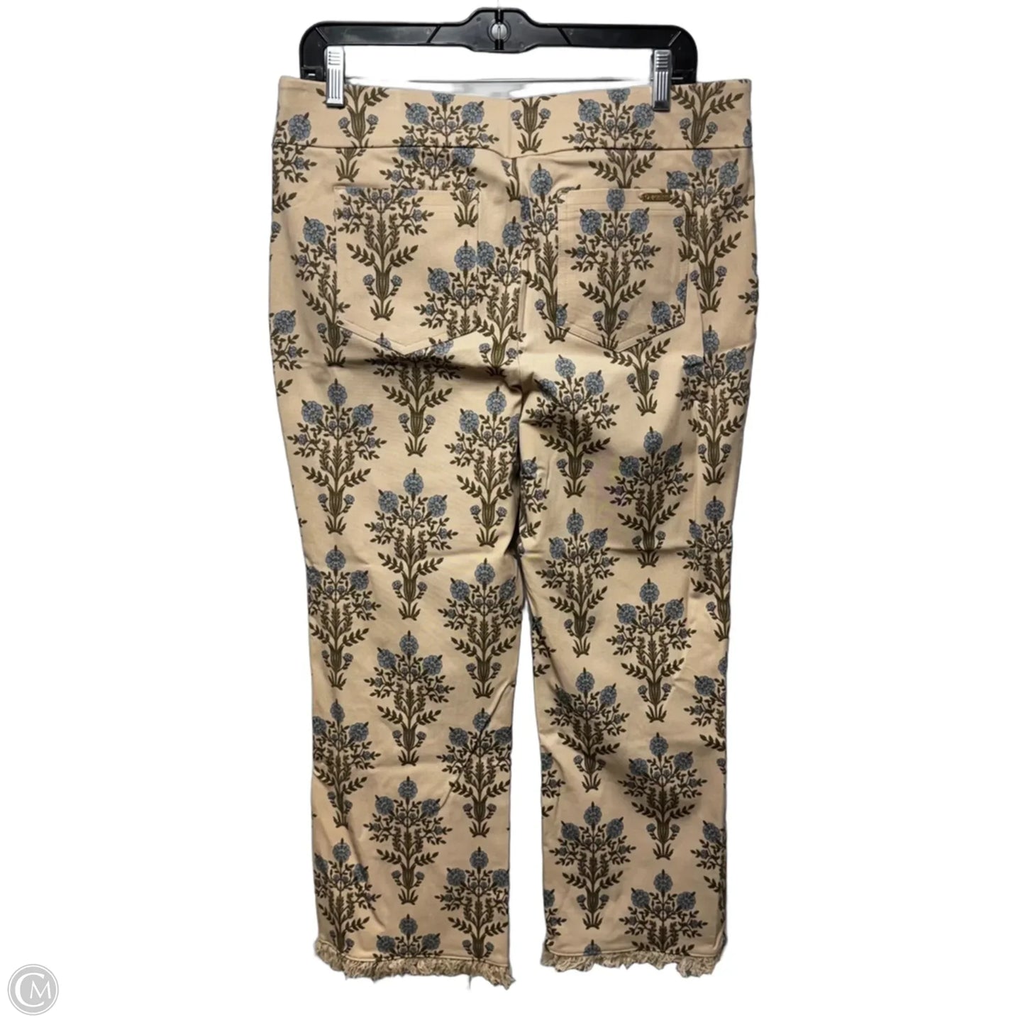 Maren Fringe Pants By Spartina In Floral Print, Size: Xxl