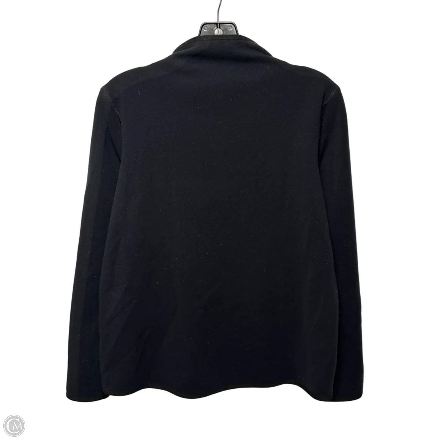 Athletic Top Long Sleeve Collar By James Perse In Black, Size: M