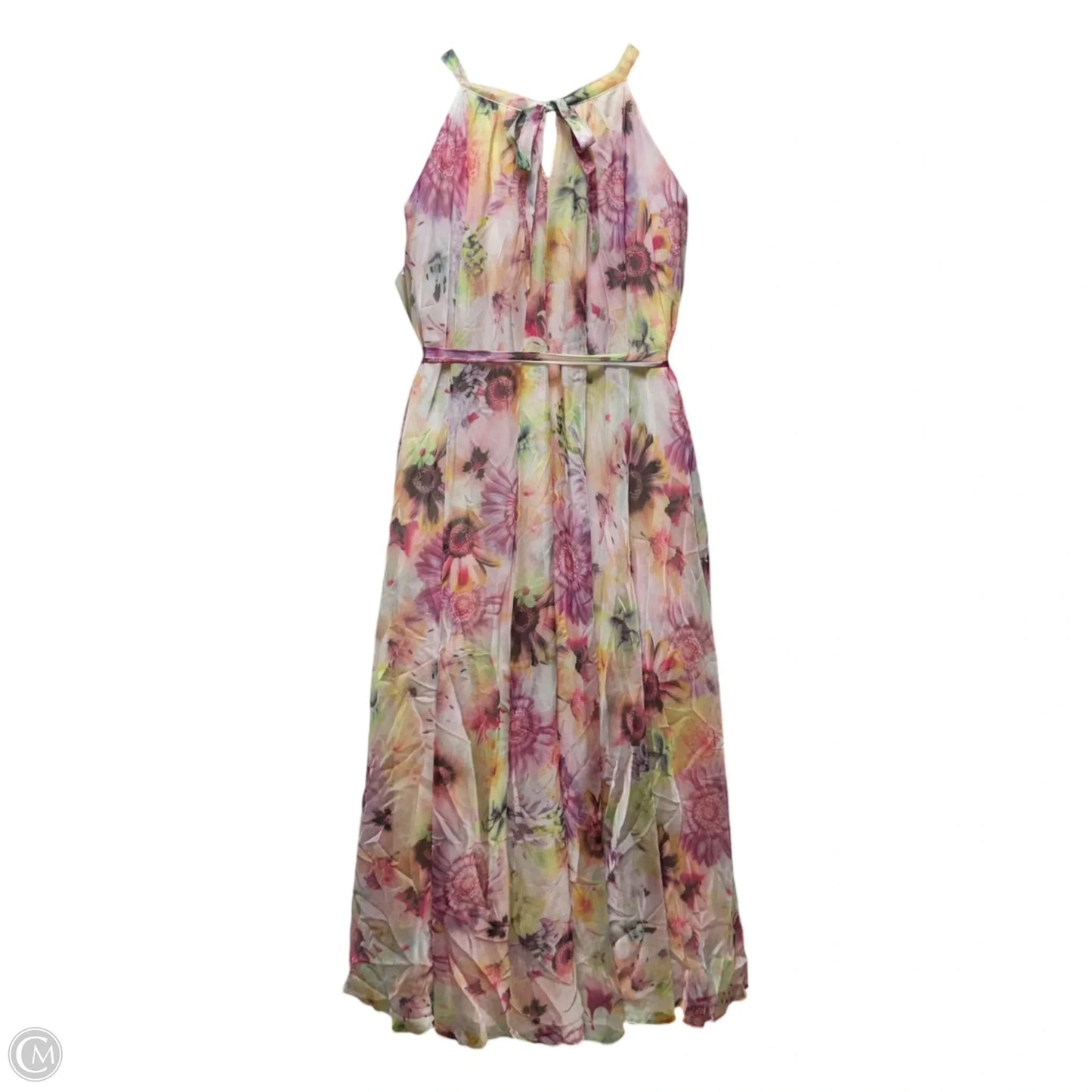 Chiffon Dress Casual Maxi By Chicwish In Floral Print, Size: M