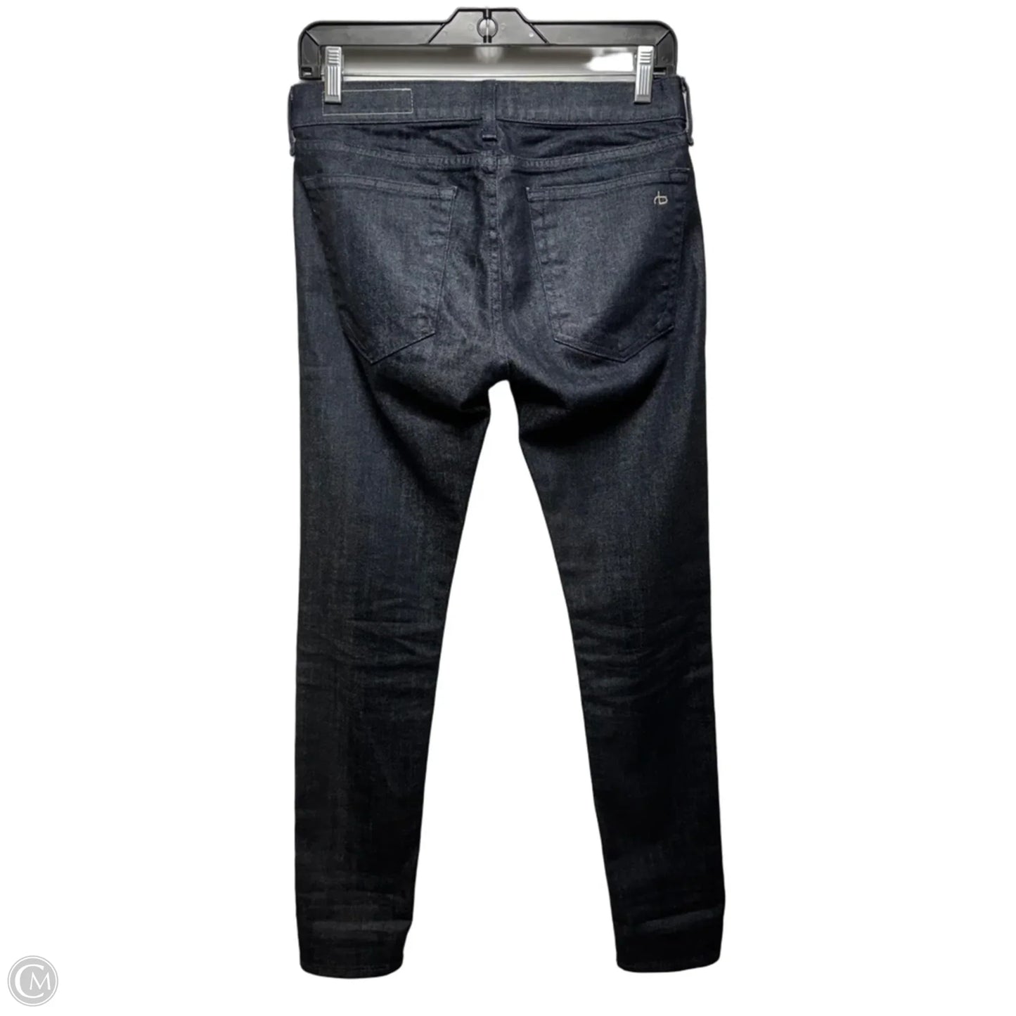 Jeans Skinny By Rag And Bone In Blue Denim, Size: 0/25