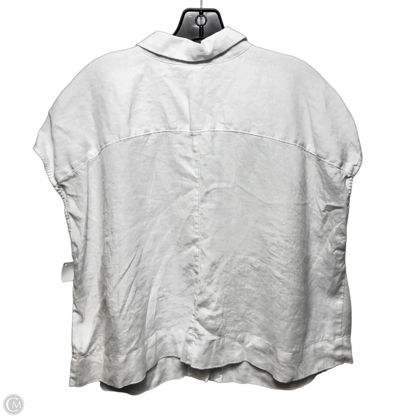 Linen Top Sleeveless By Madewell In White, Size: 1x