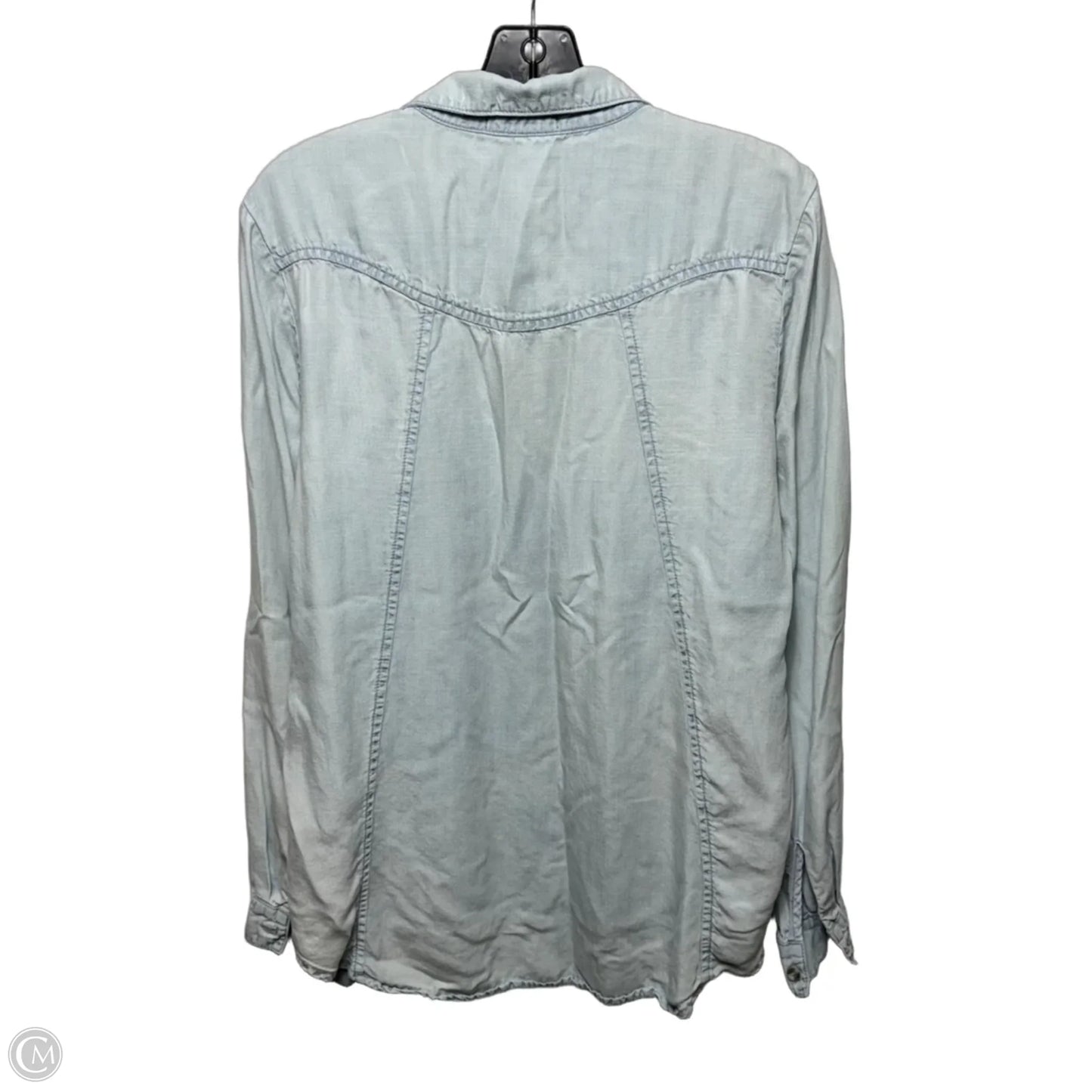 Top Long Sleeve By Cloth & Stone In Blue, Size: L