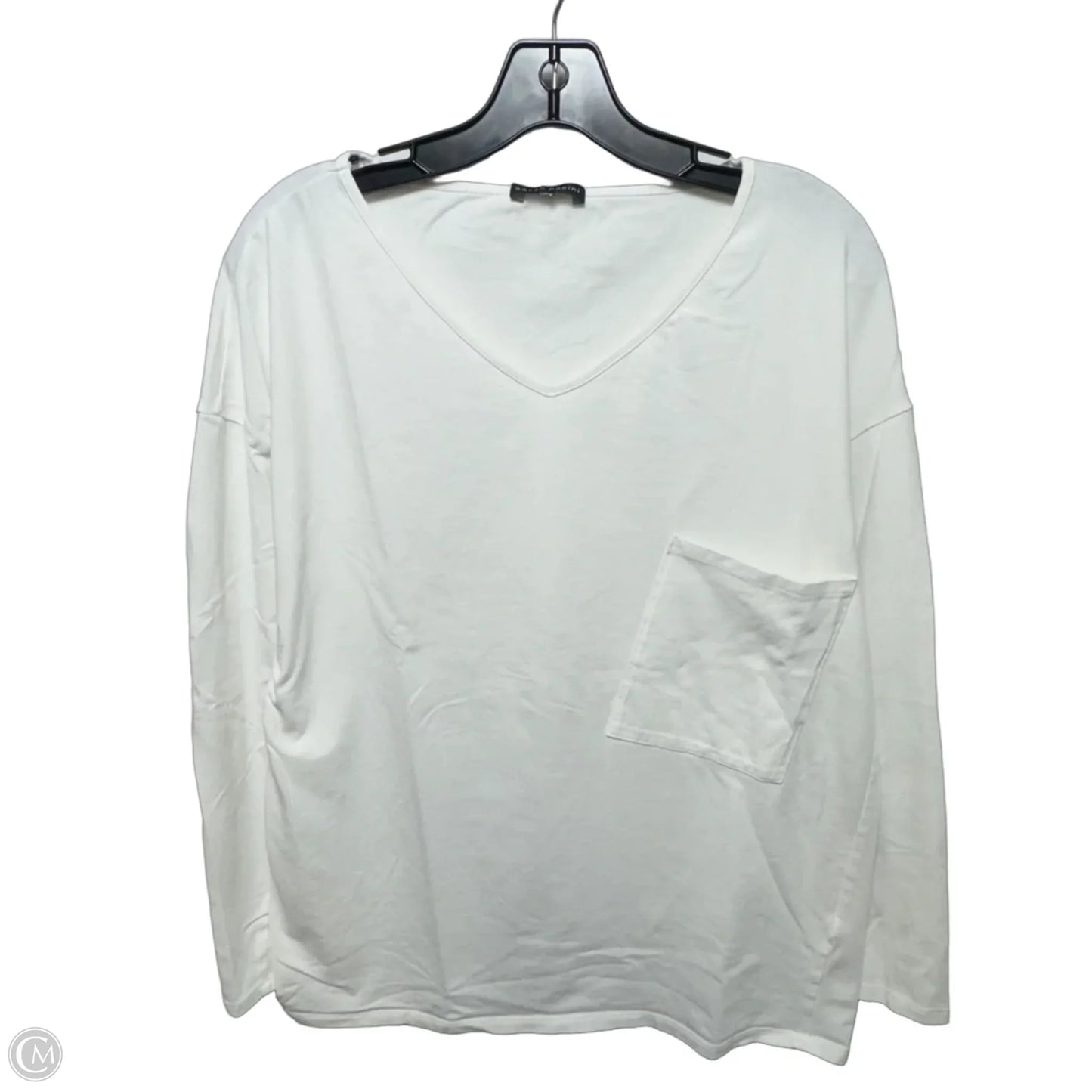 Top Long Sleeve Basic By Sarah Sacini In Cream, Size: L ESTIMATED