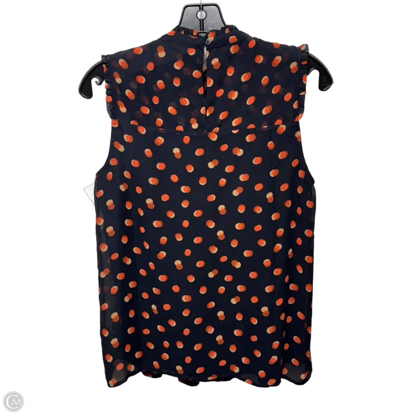 Top Sleeveless By Maeve In Blue & Orange, Size: 4