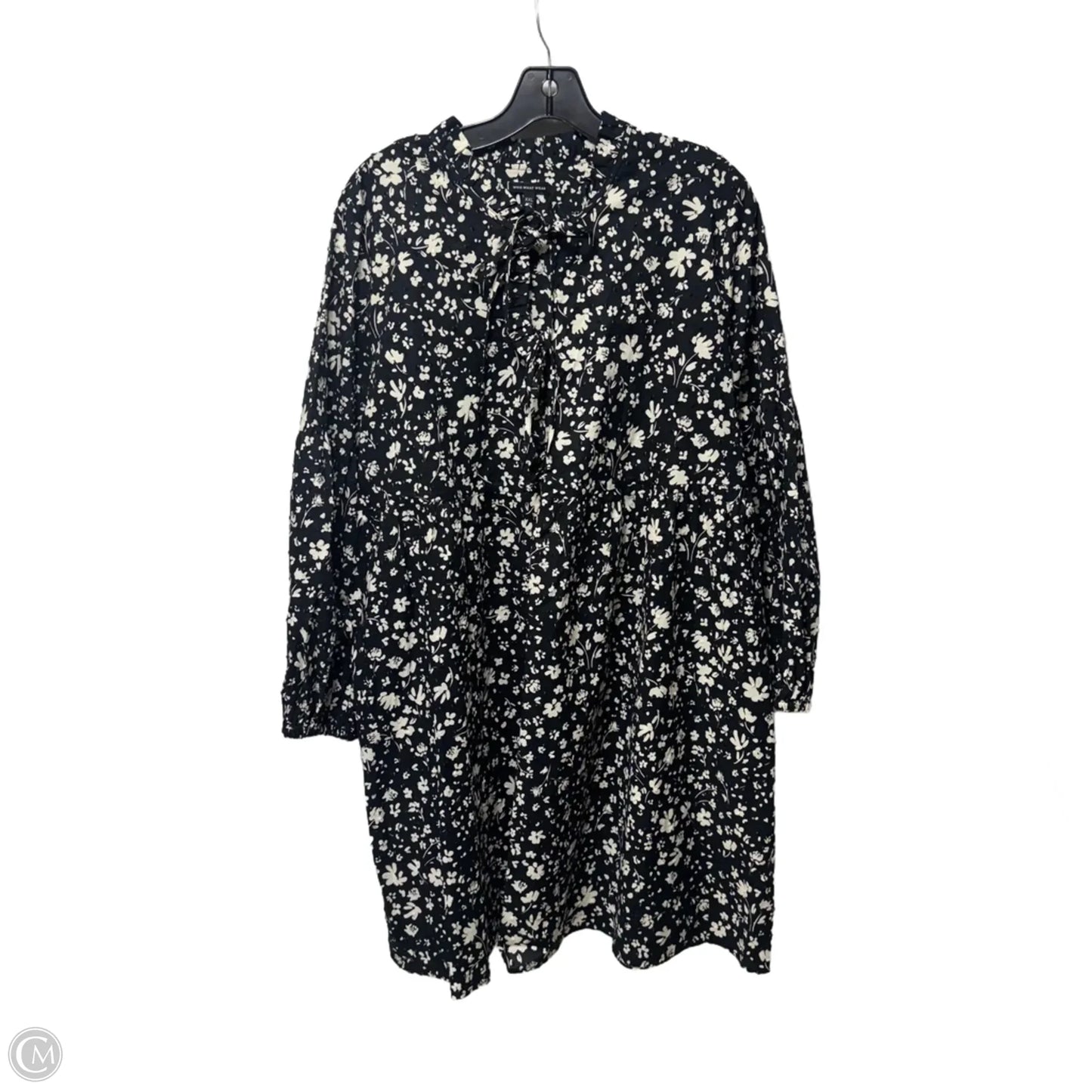 Dress Casual Short By Who What Wear In Floral Print, Size: Xxl