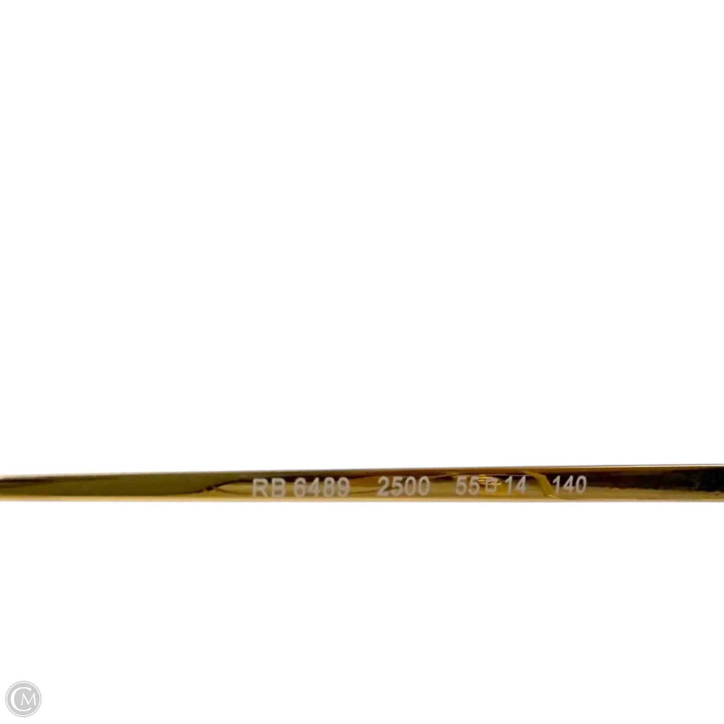 Aviator Optics Eye Glasses Designer By Ray Ban In Polished Arista Gold