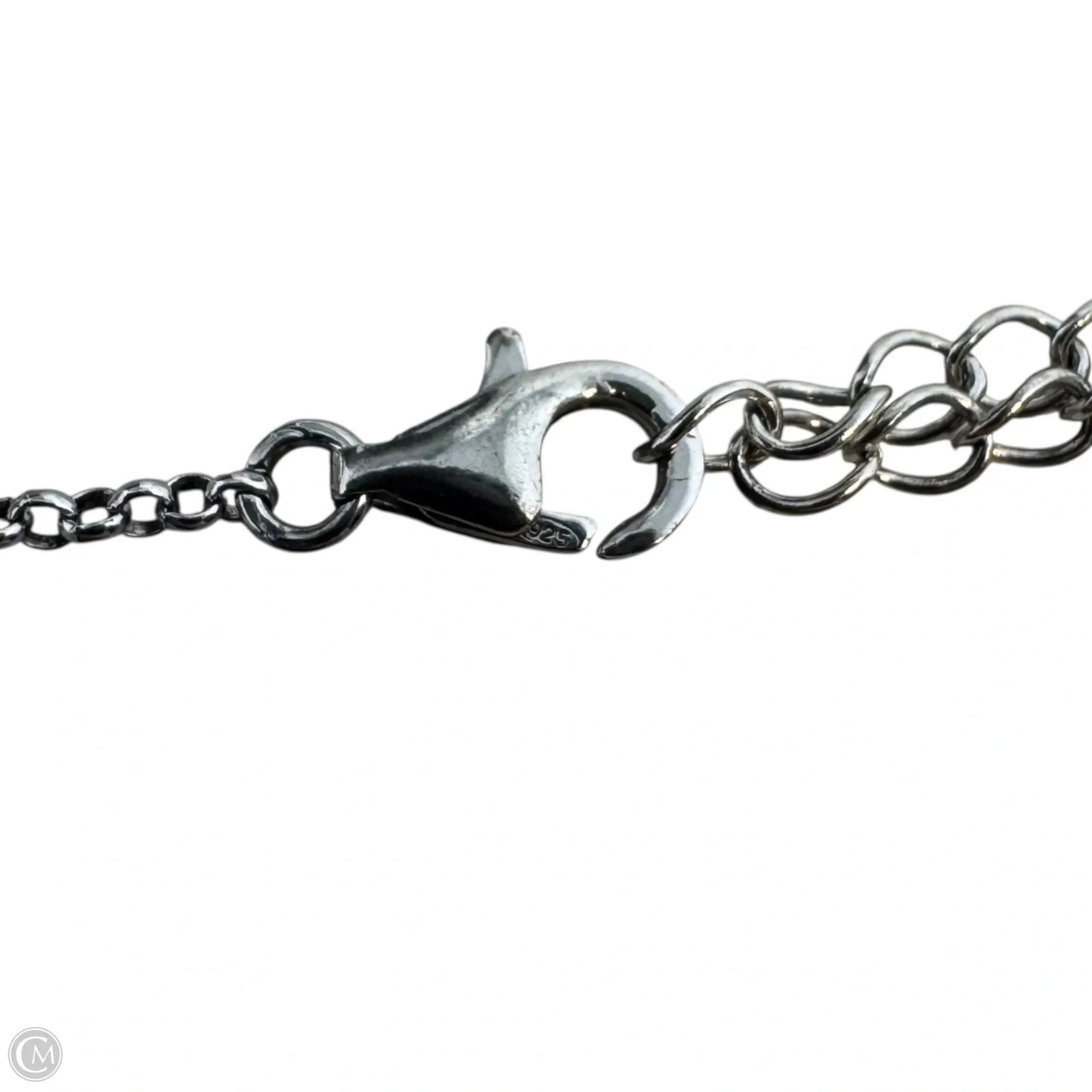 Sterling Silver & Multi-Colored Semi-Precious Gemstone Drops Beaded Necklace