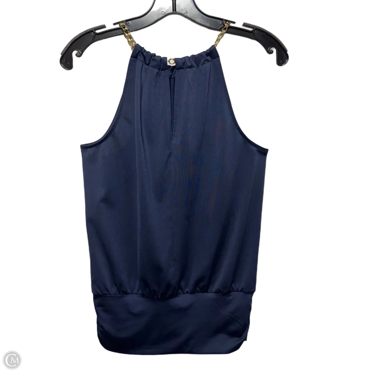 Chain Top Sleeveless Designer By Lilly Pulitzer In Navy, Size: Xs