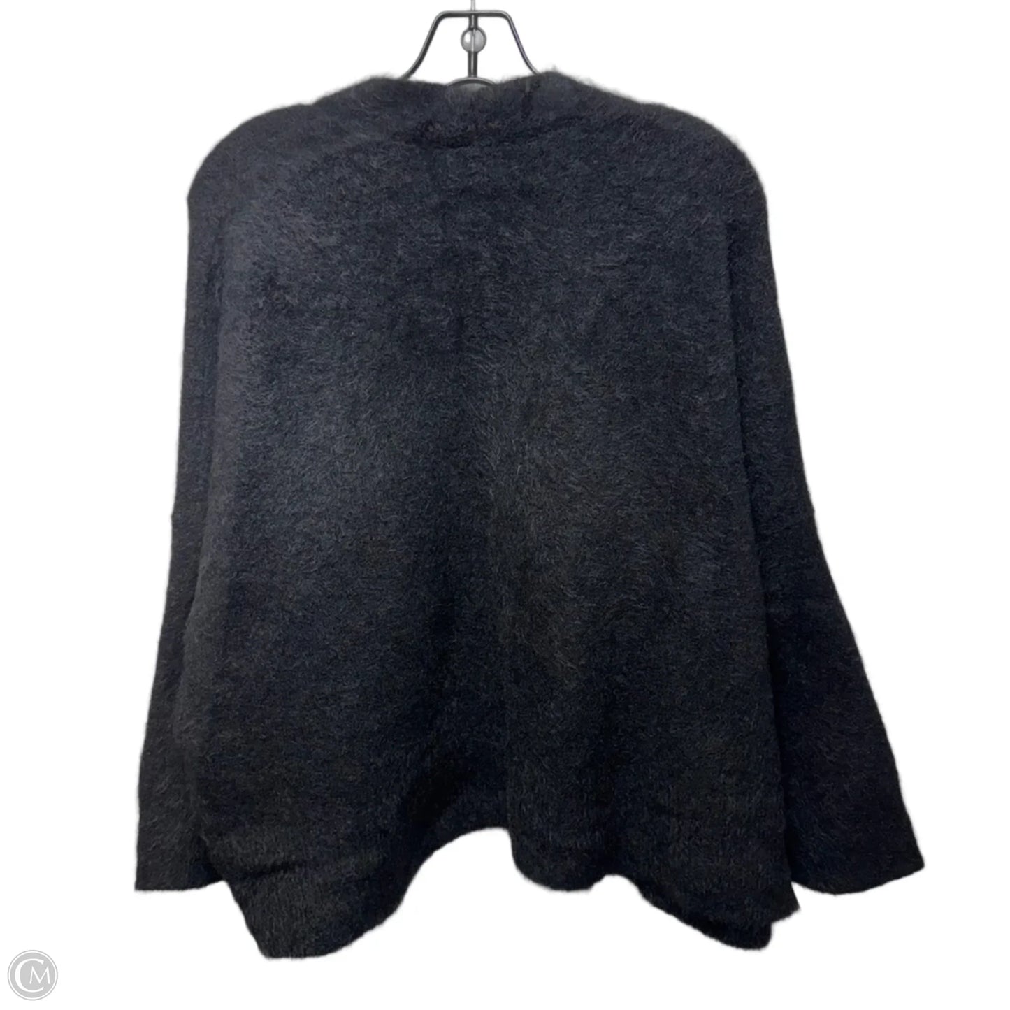 Wool Mohair Blend Sweater Cardigan By Eileen Fisher In Black, Size: Xl
