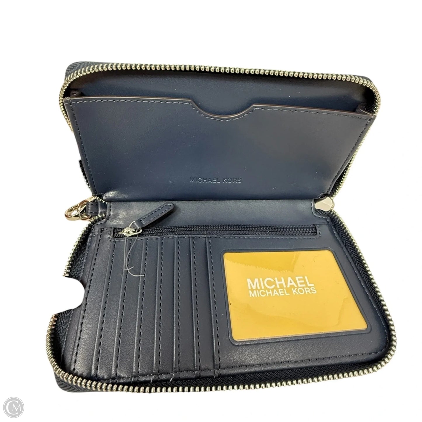 Jet Set Travel Large Striped Logo Jacquard Smartphone Wristlet By Michael By Michael Kors, Size: Medium