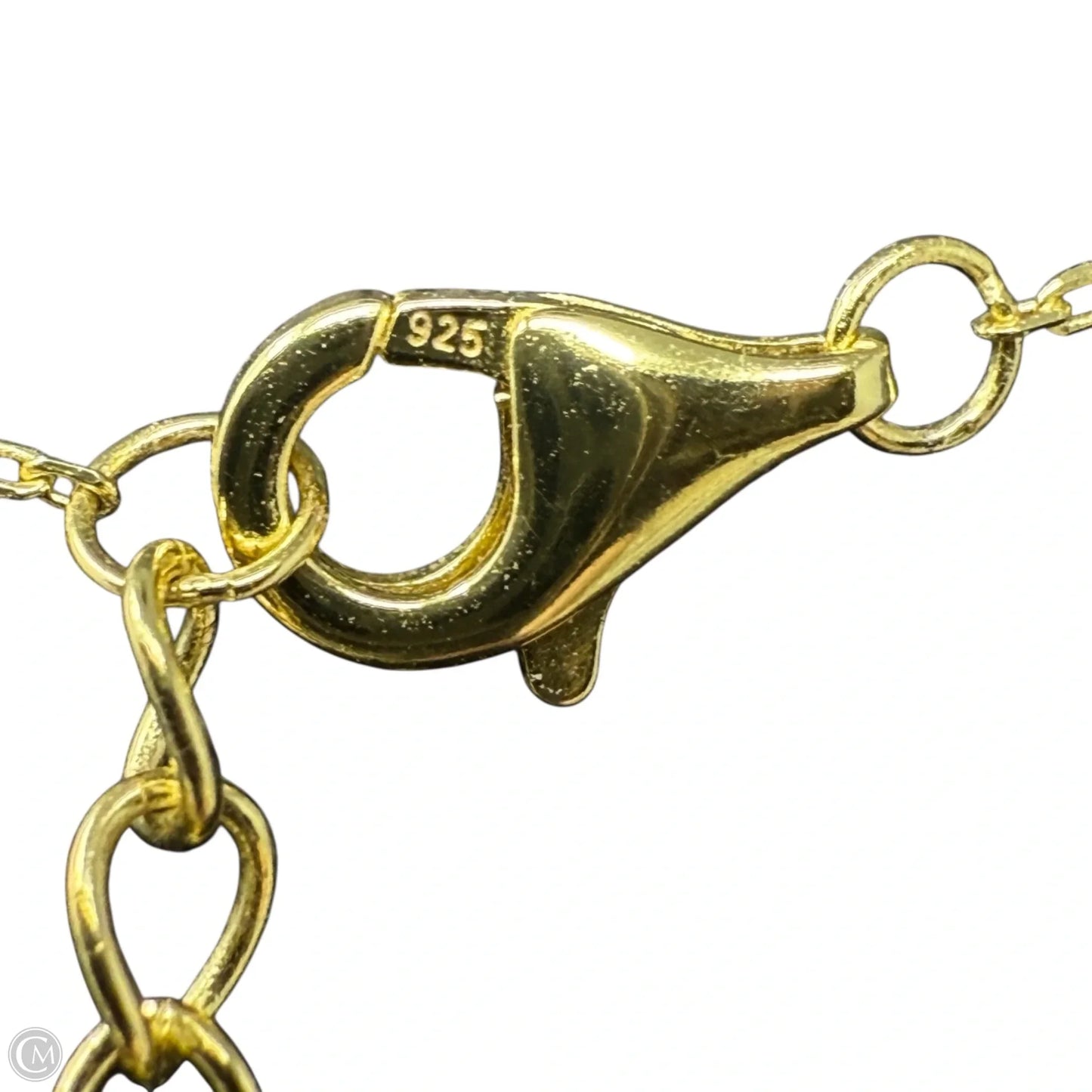 Gold Over Sterling Silver Open Heart Pendant Necklace