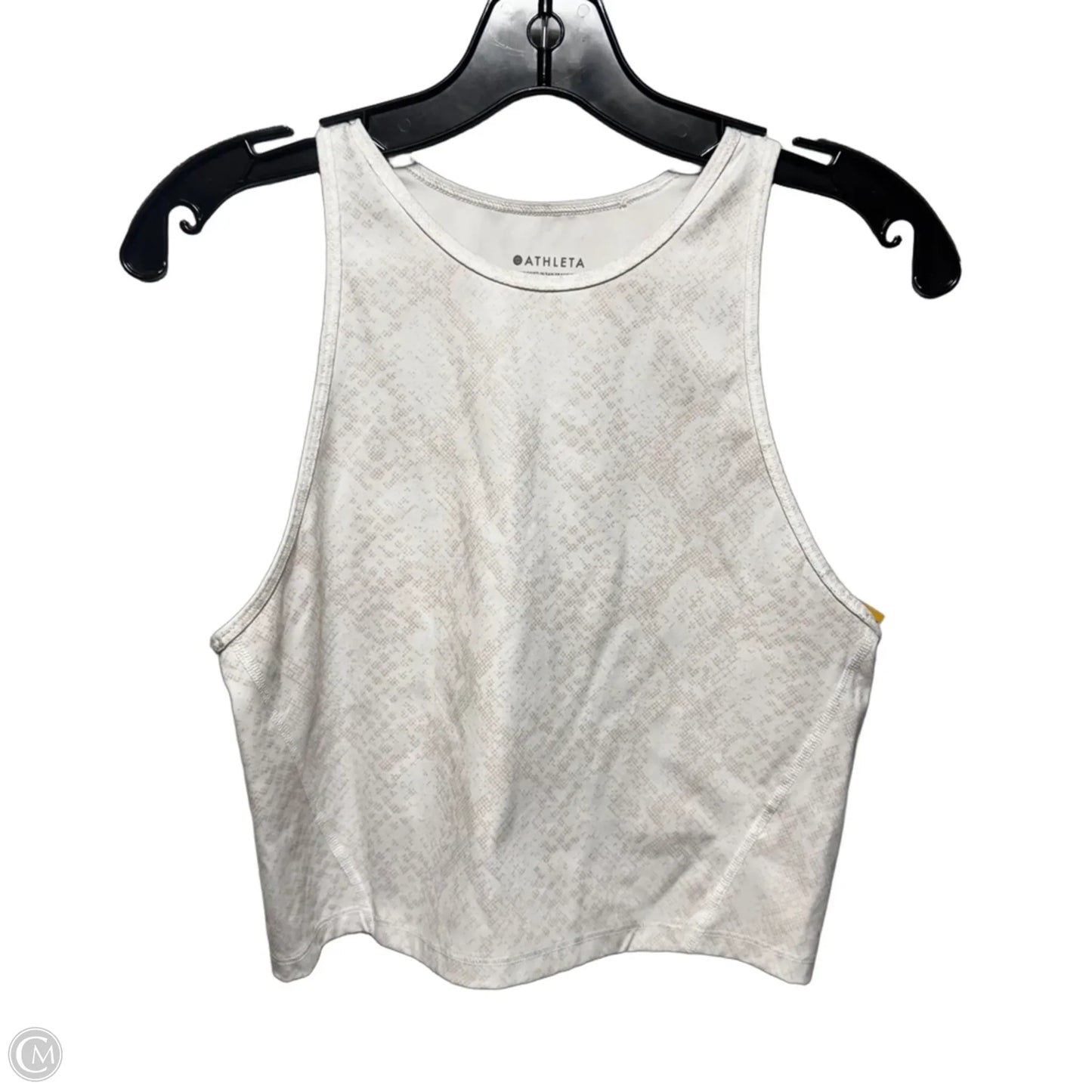 Cropped Athletic Tank Top By Athleta In Cream, Size: S