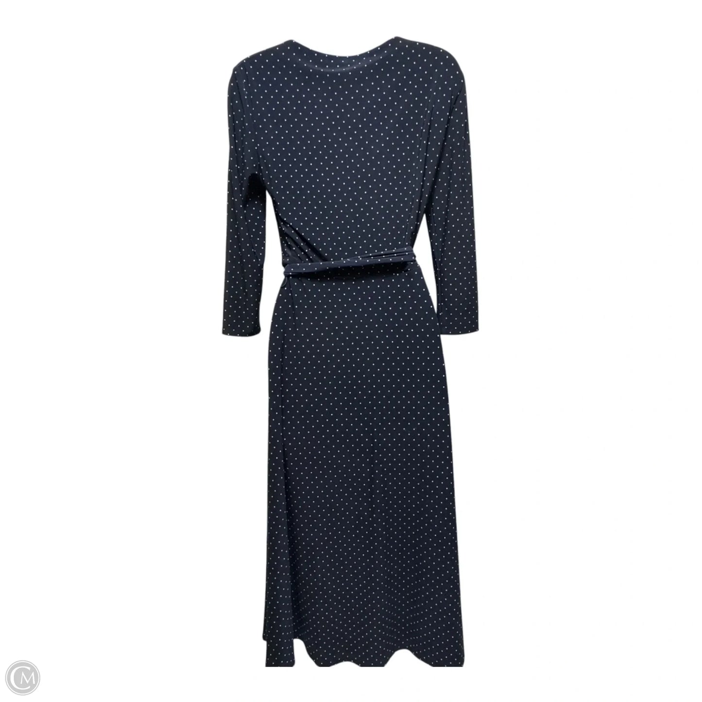 Dress Casual Midi By Lauren By Ralph Lauren In Polkadot Pattern, Size: 6