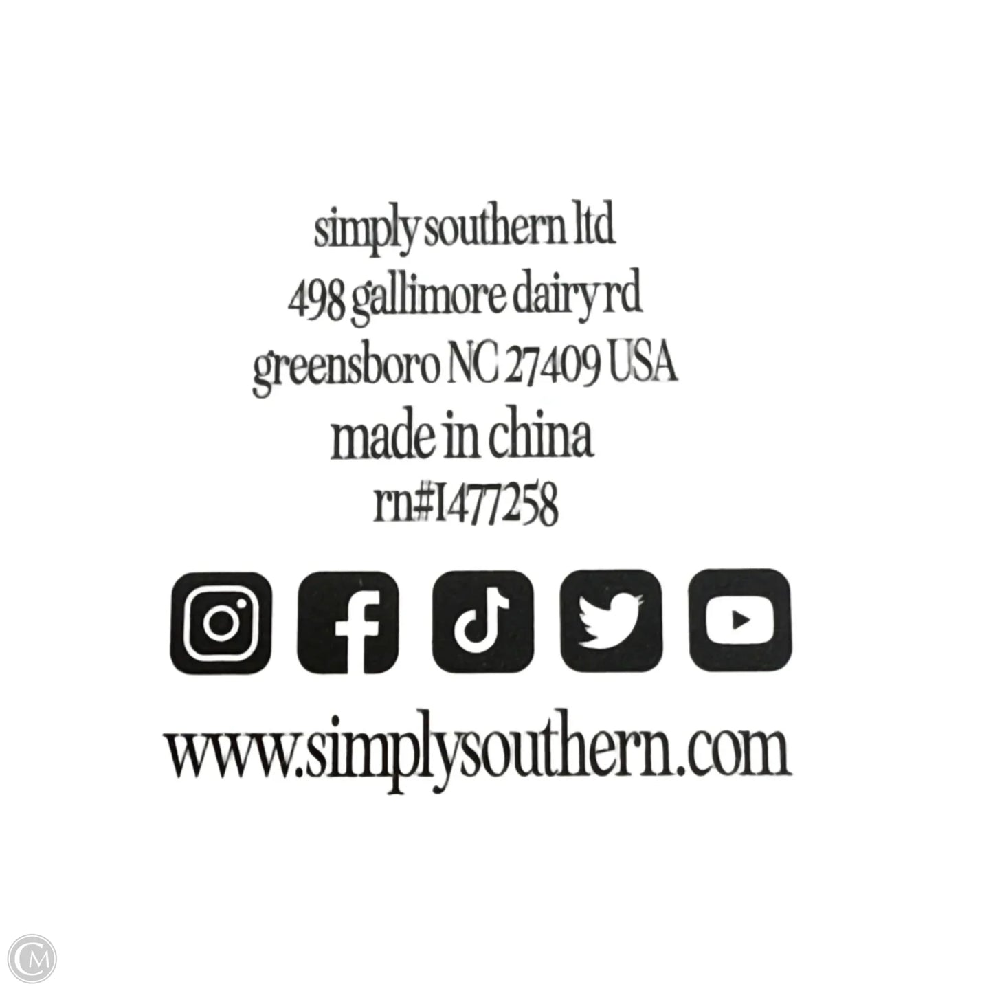 Tumbler Pouch By Simply Southern, Size: Small