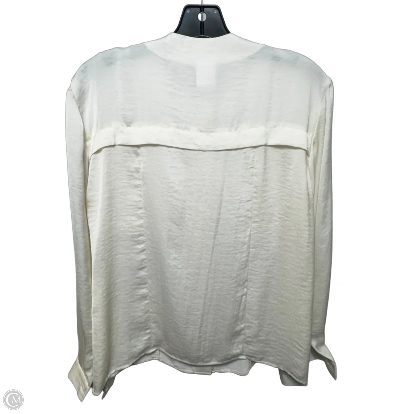 Top Long Sleeve By Vero Moda In Cream, Size: M