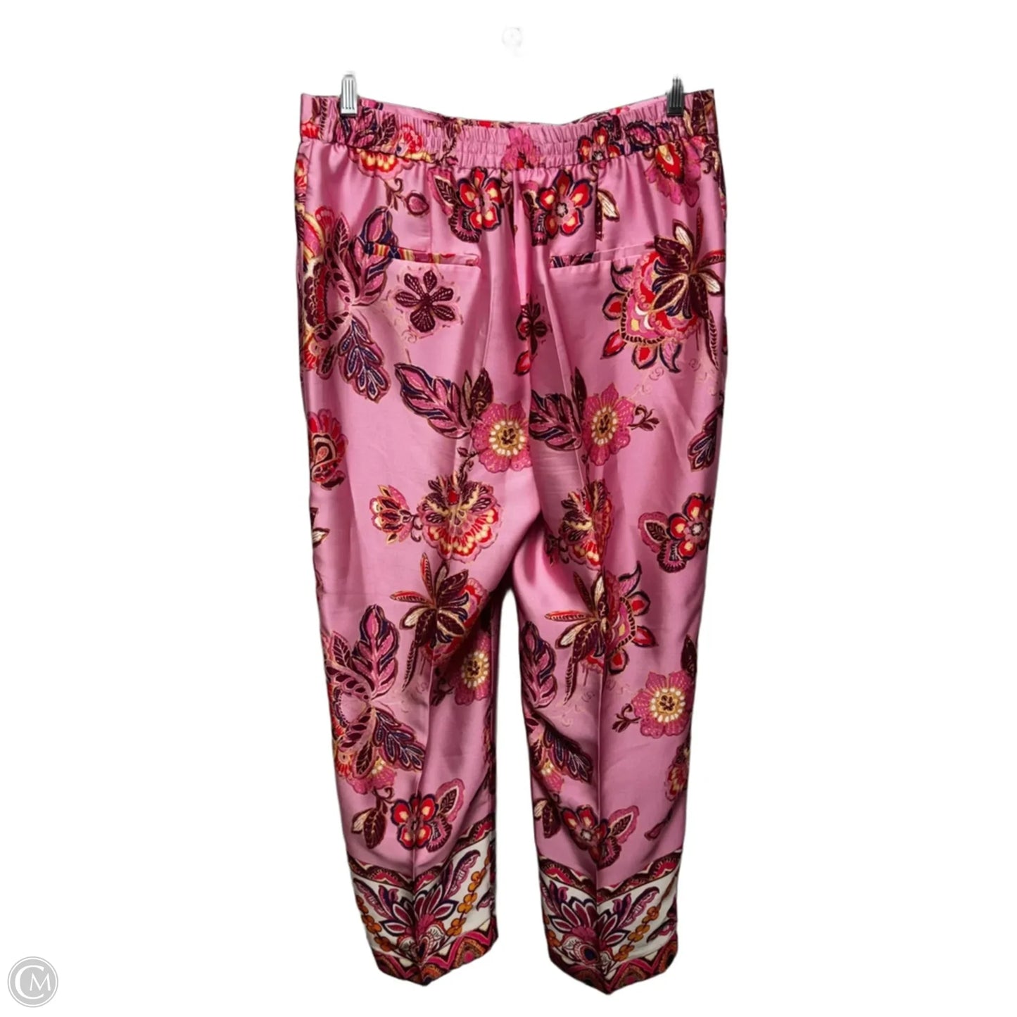 Floral Pants By Zara In Floral Print, Size: M