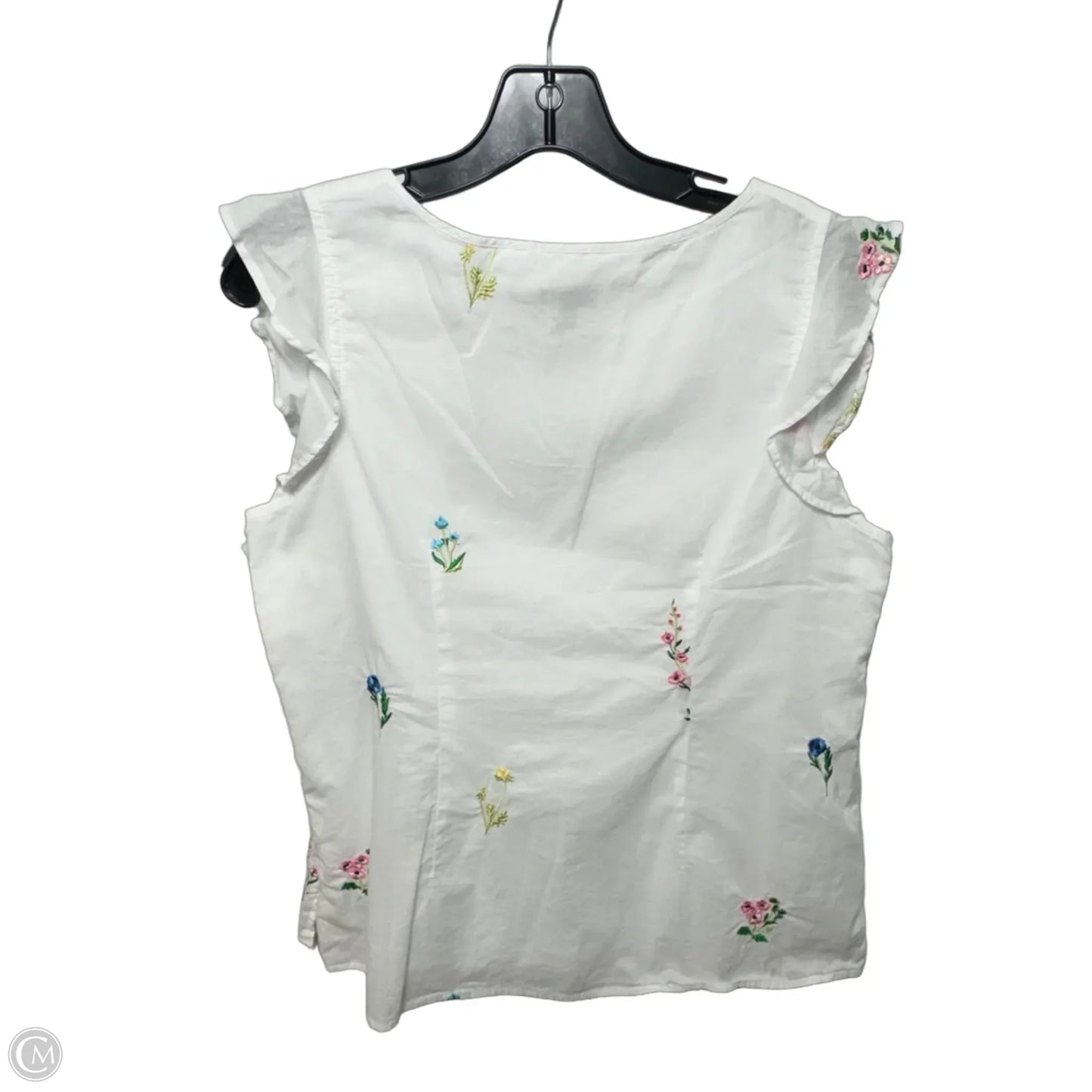 Top Sleeveless By Talbots In Floral Print, Size: Mp