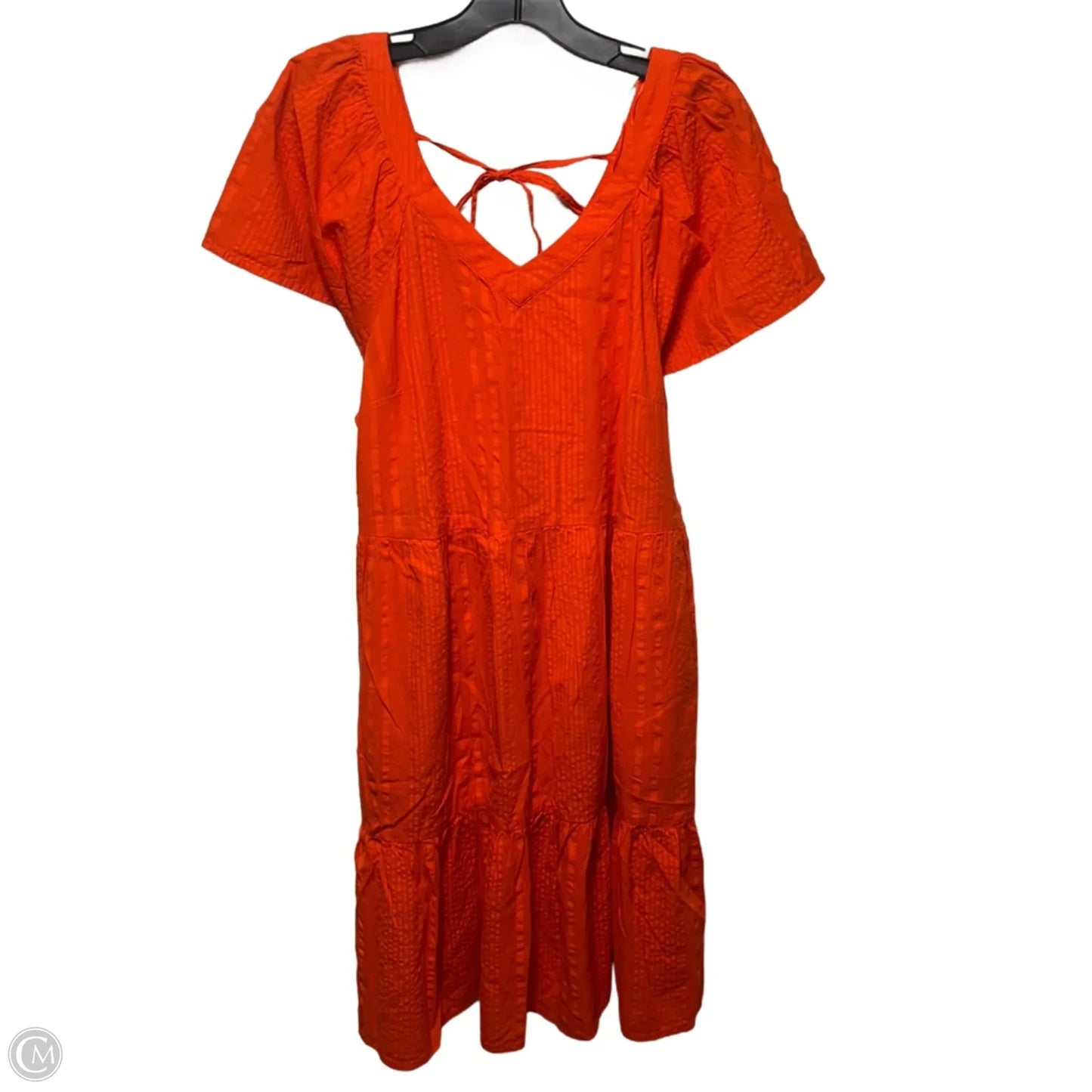 Dress Casual Midi By Sonoma In Orange, Size: L