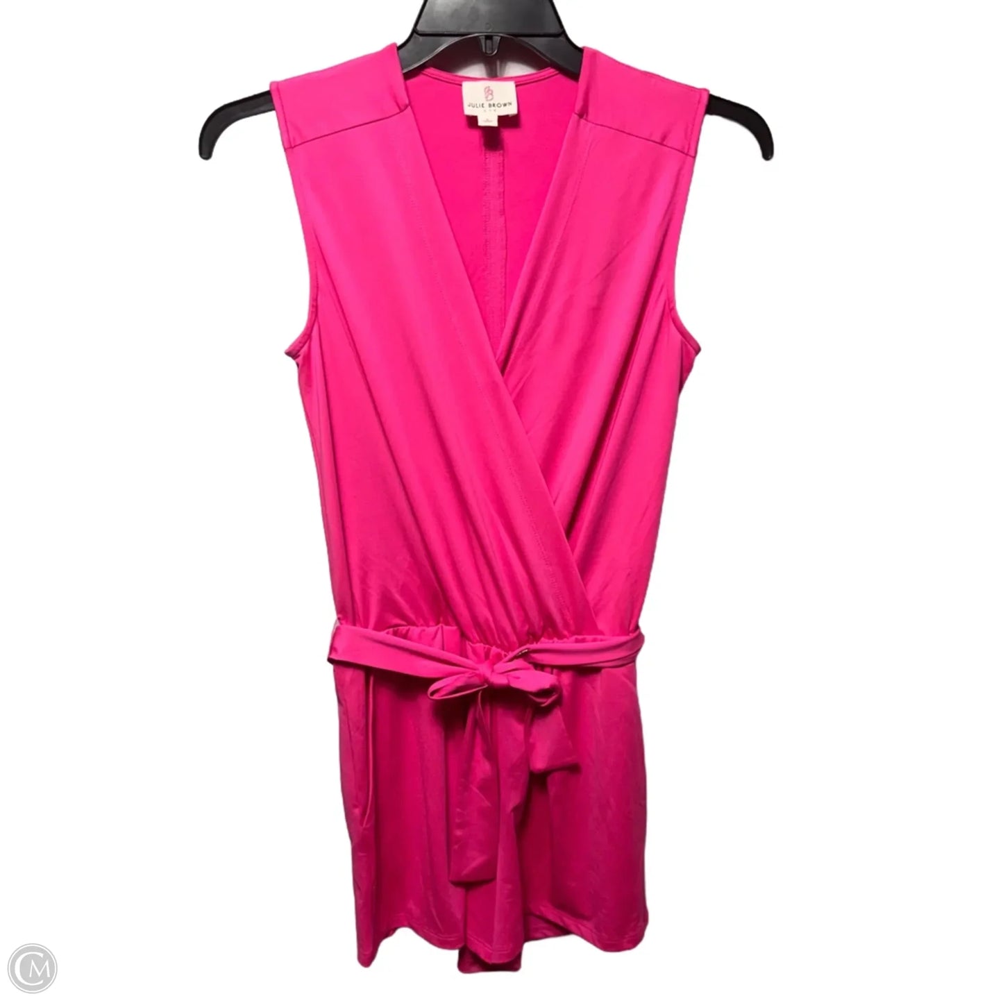 Belted Romper By Julie Brown In Pink, Size: S