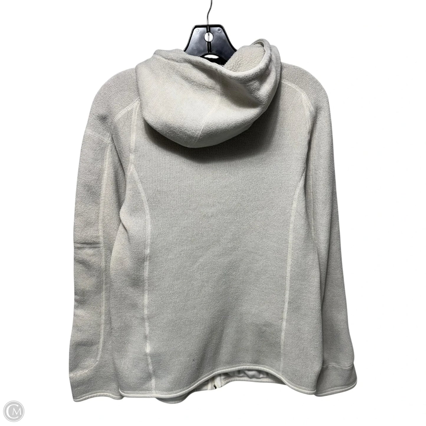 Jacket Fleece By Patagonia In Cream, Size: L