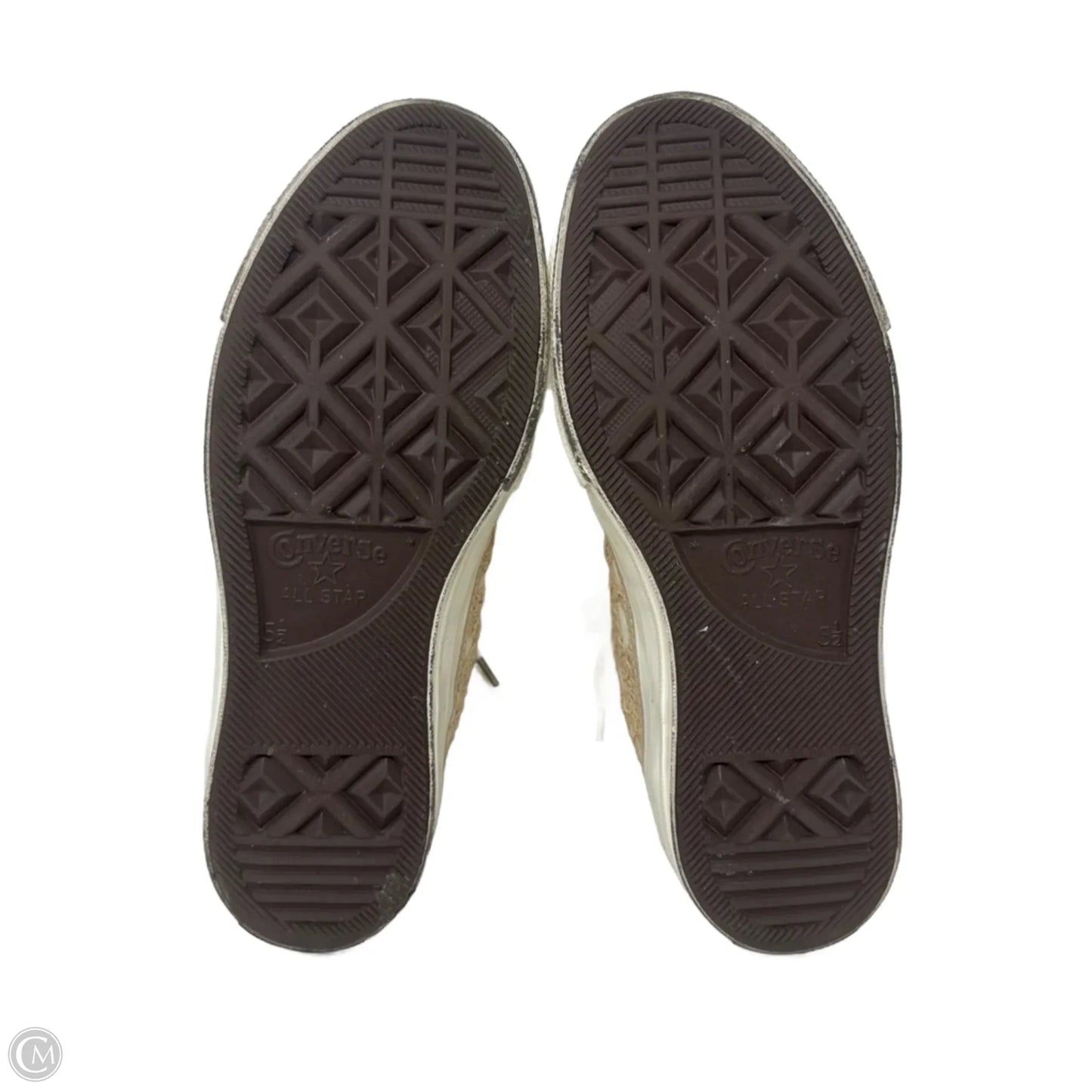 Daisy Cord Sneakers By Converse In Cream & Tan, Size: 7.5