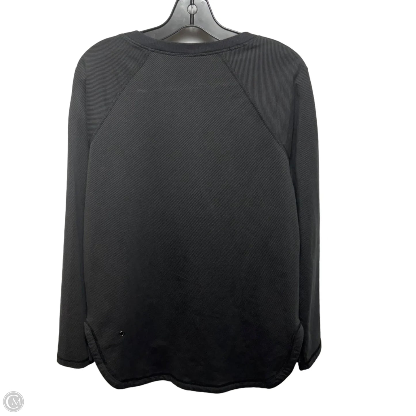 Sweatshirt V Neck By Lululemon In Black, Size: 6