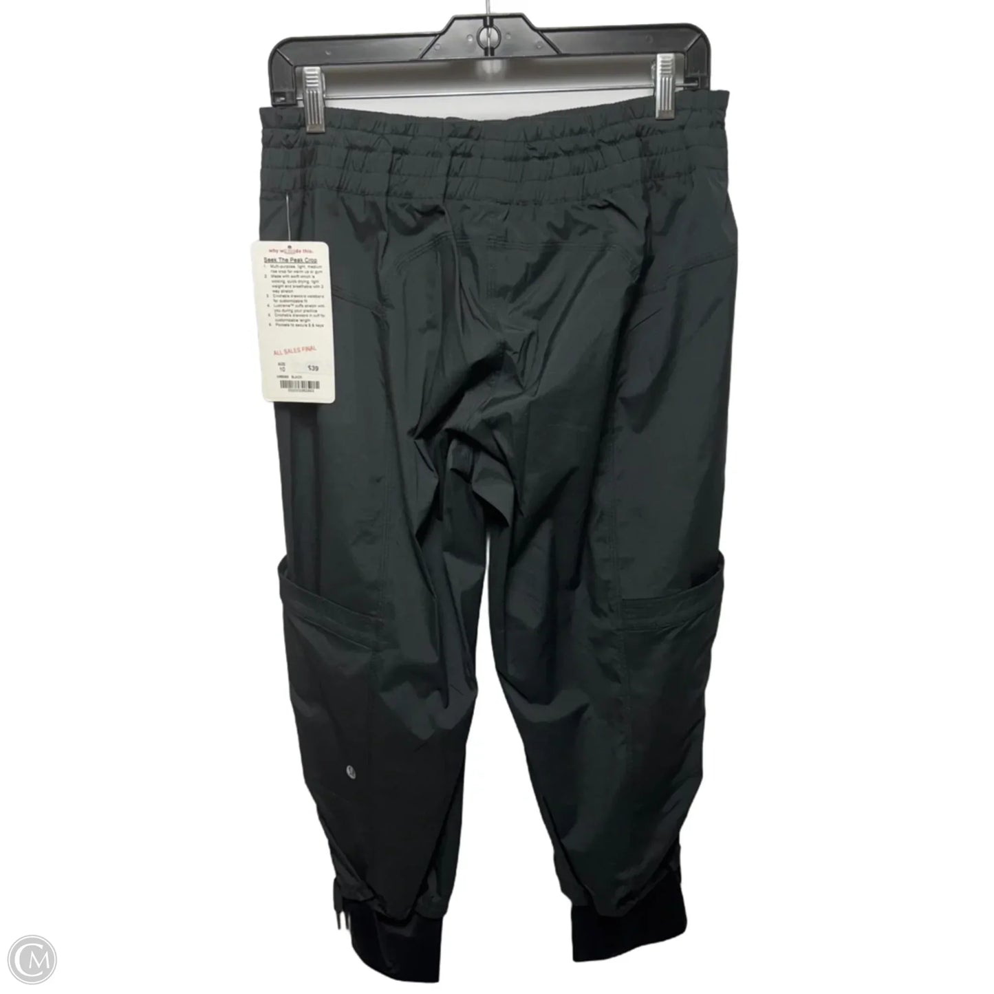 Seek the Peak Athletic Capris By Lululemon In Black, Size: 10