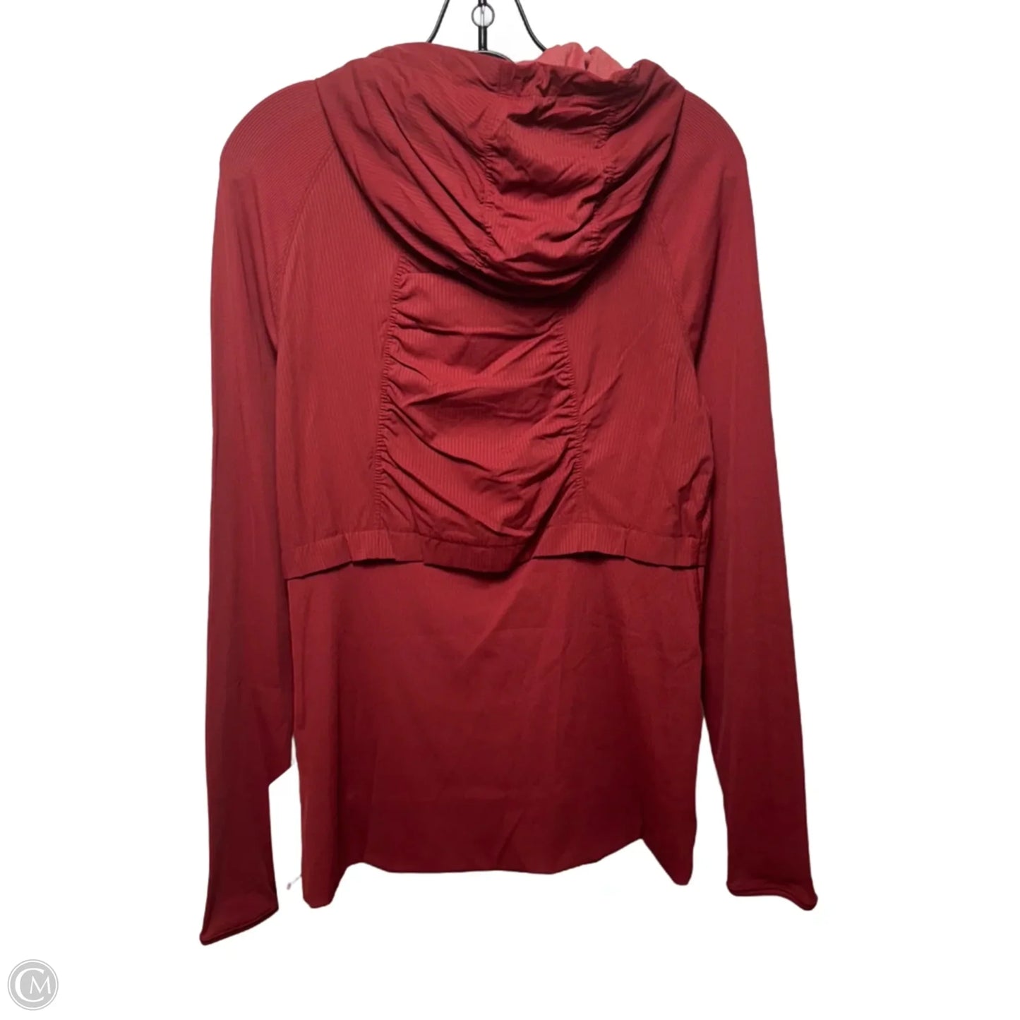 Dance Studio Athletic Jacket By Lululemon In Red, Size: 10